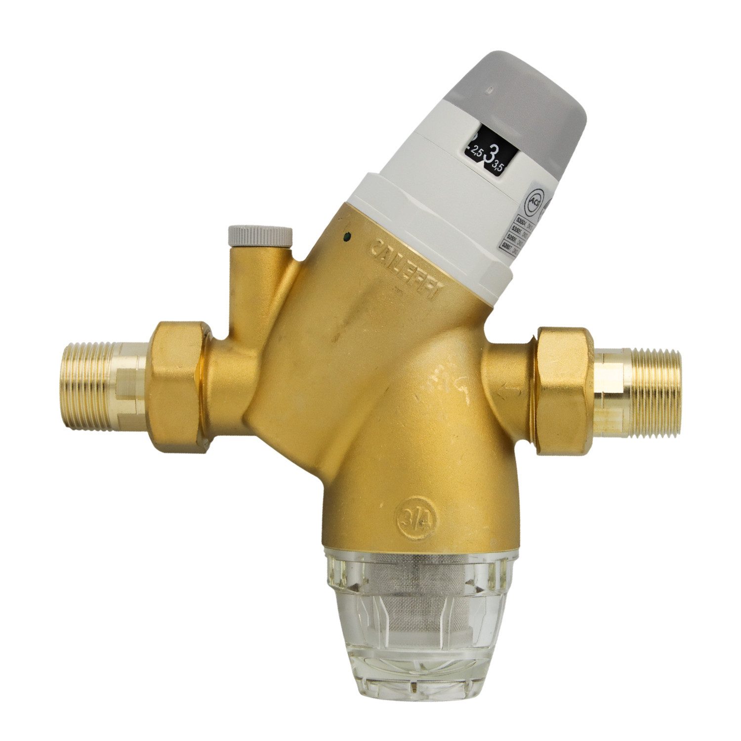 Caleffi Wasser-Druckminderer Wasserdruckminderer 3/4 Zoll DN20 Druckminderer für Hausanschluss