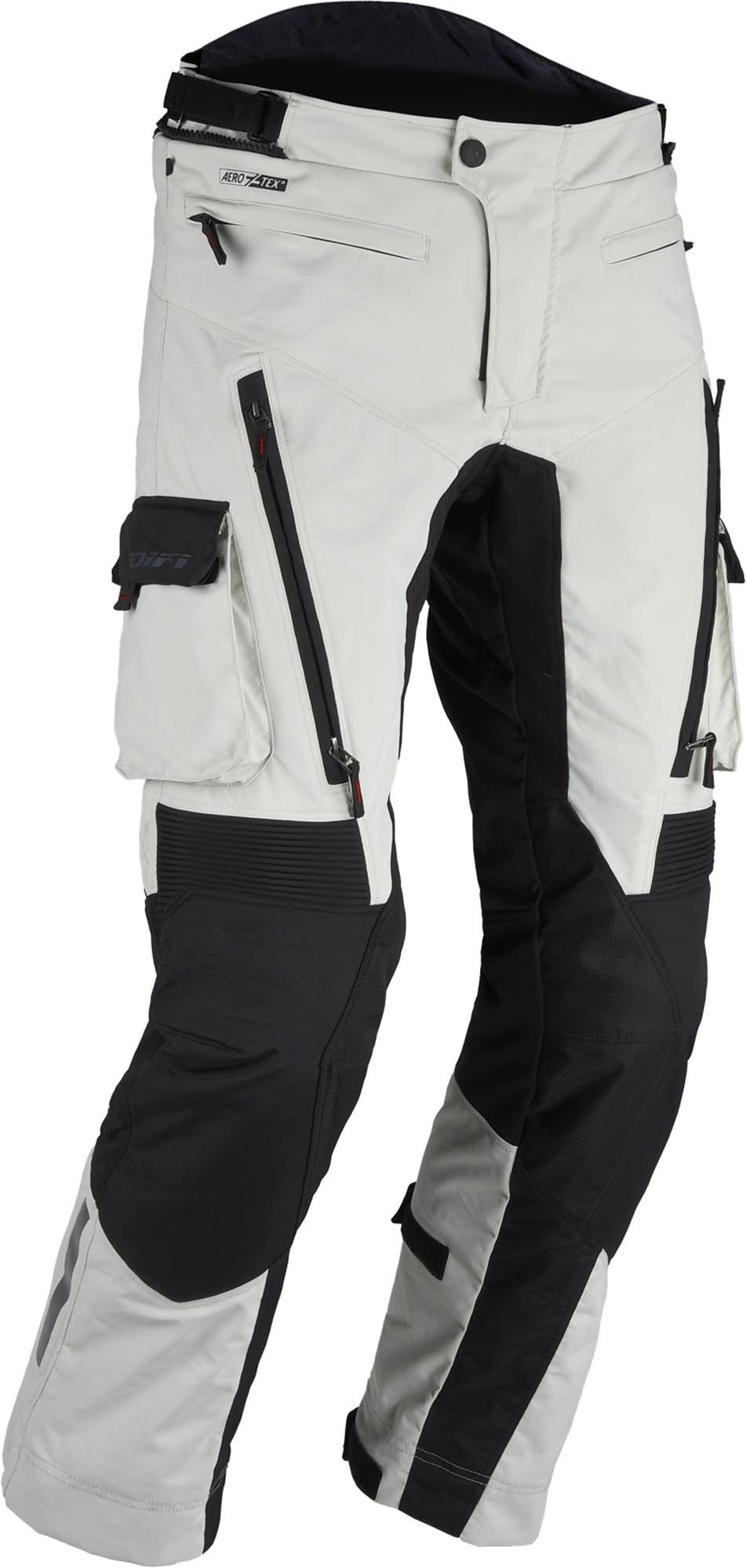 DIFI Motorradhose Sierra Nevada 4 Aerotex Motorrad Textilhose Verbindungsreißverschluss,Knieprotektoren enthalten,herausnehmbar