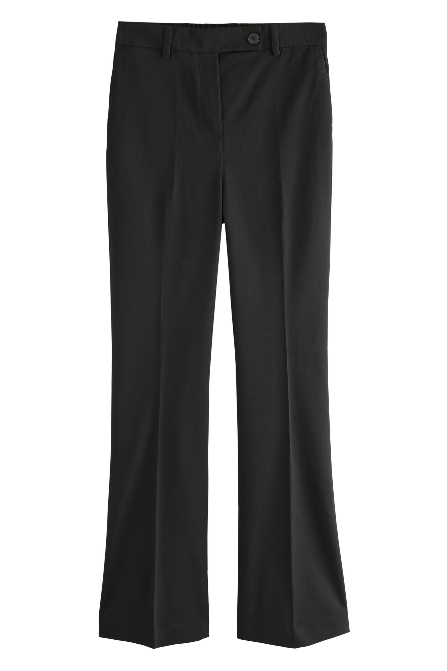Next Anzughose Tailored Fit Bootcut-Hose mit Wolle, Kurzgröße (1-tlg)