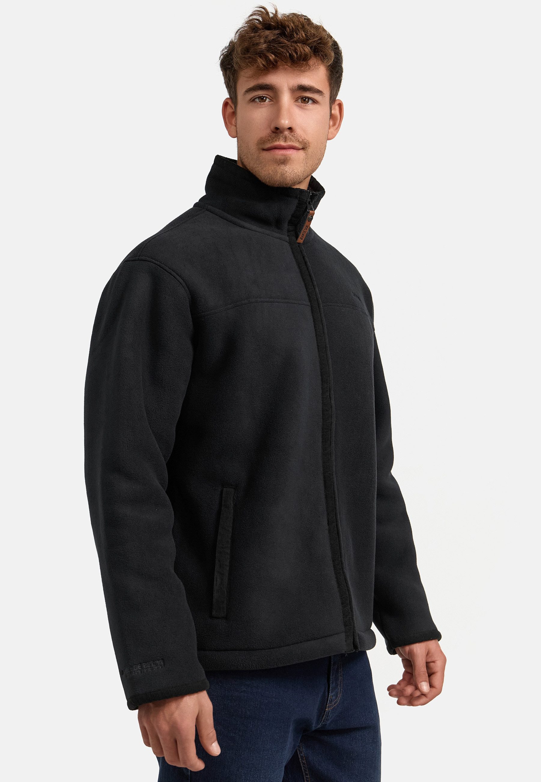 Indicode Fleecejacke Herren INEmilos Übergangsjacke Herrenjacke