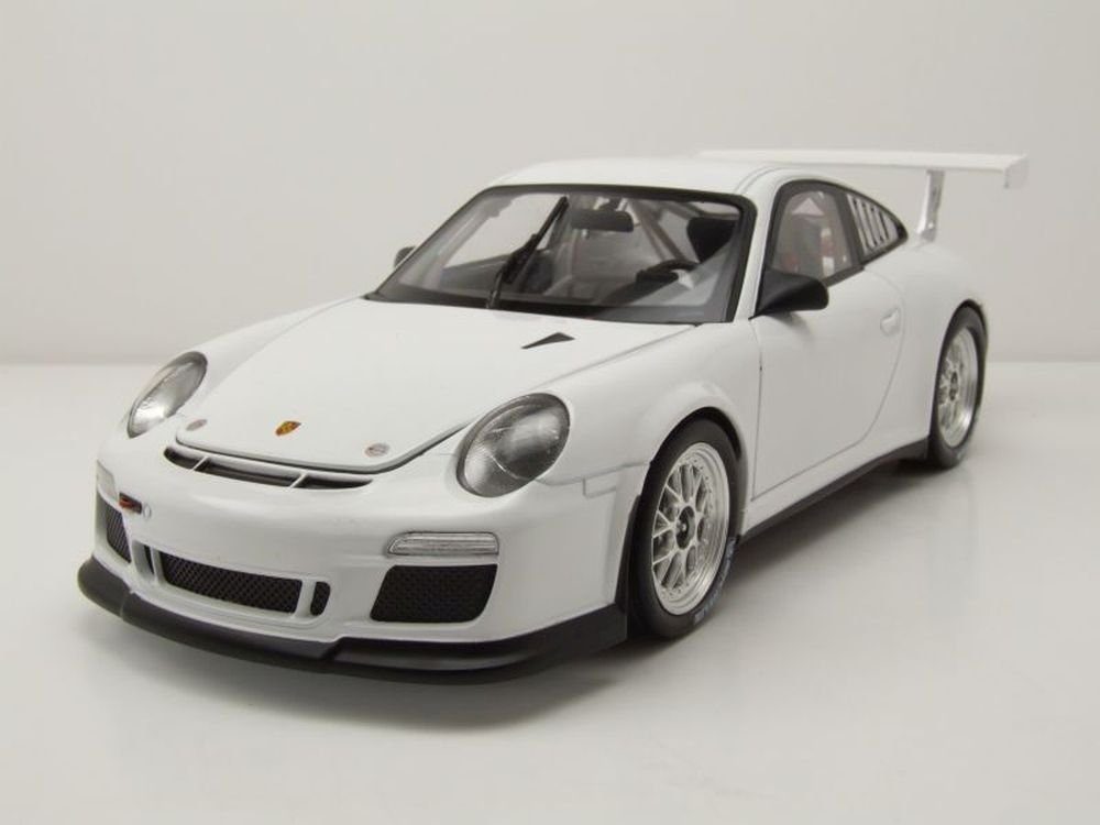 Welly Modellauto Porsche 911 GT3 Cup Street Version weiß Modellauto 1:18  Welly, Maßstab 1:18
