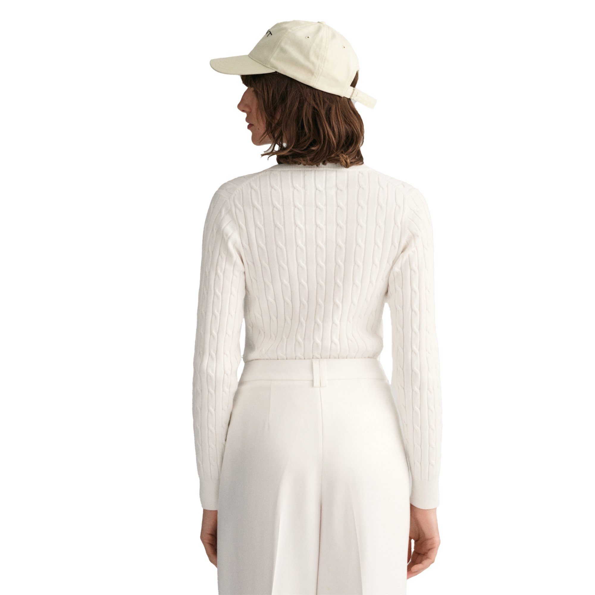 Gant Sweater Damen Strickpullover Baumwolle
