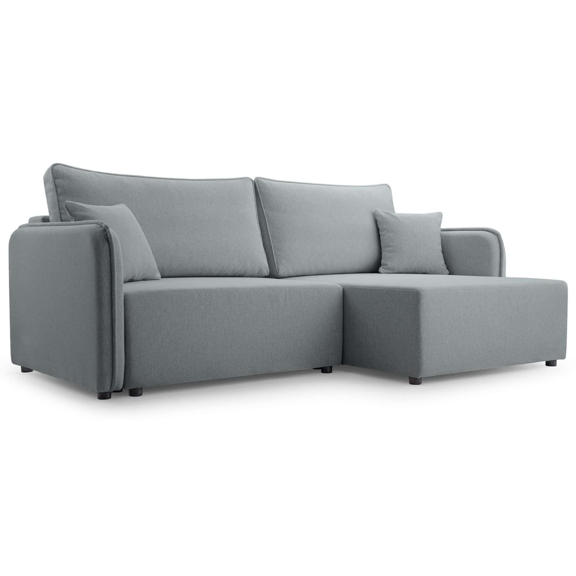 Selsey Ecksofa KASSIAN, Eckcouch mit Schlaffunktion & Bettkasten, 130×200 cm Liegefläche