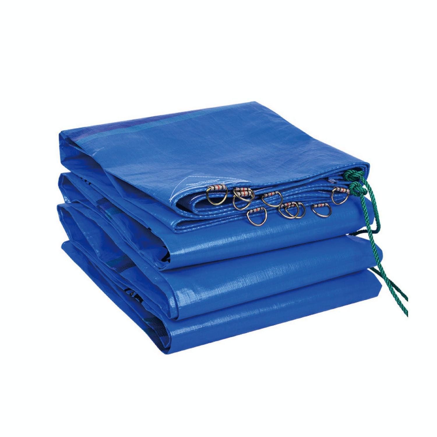 LuxusKollektion Schutzplane Abdeckplane 240g/m² Blau 2x2.5m (1-St)