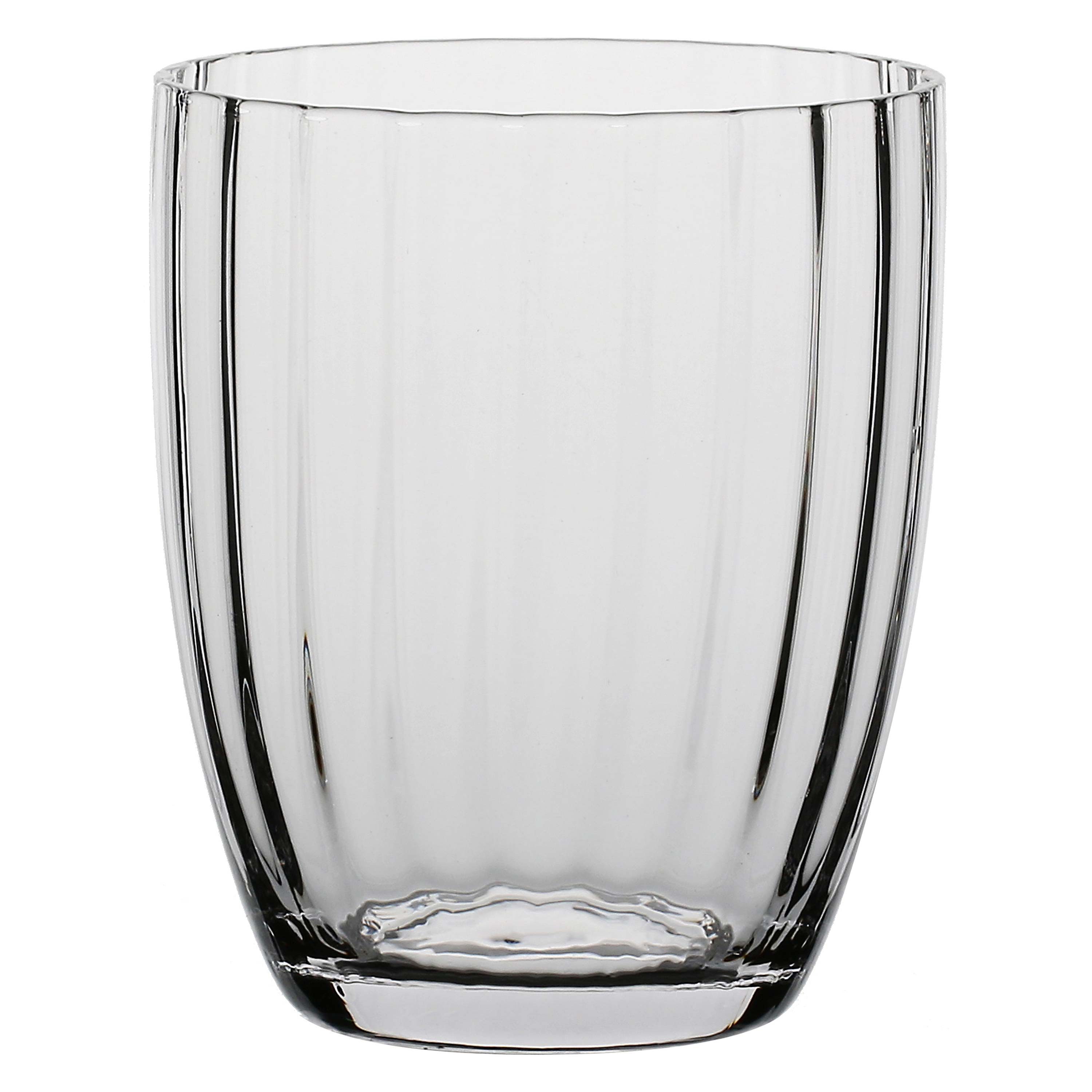 Rose & Tulpani Glas Trinkglas Mehrzweckglas Wasserglas Prisma leicht, Glas, 310 ml