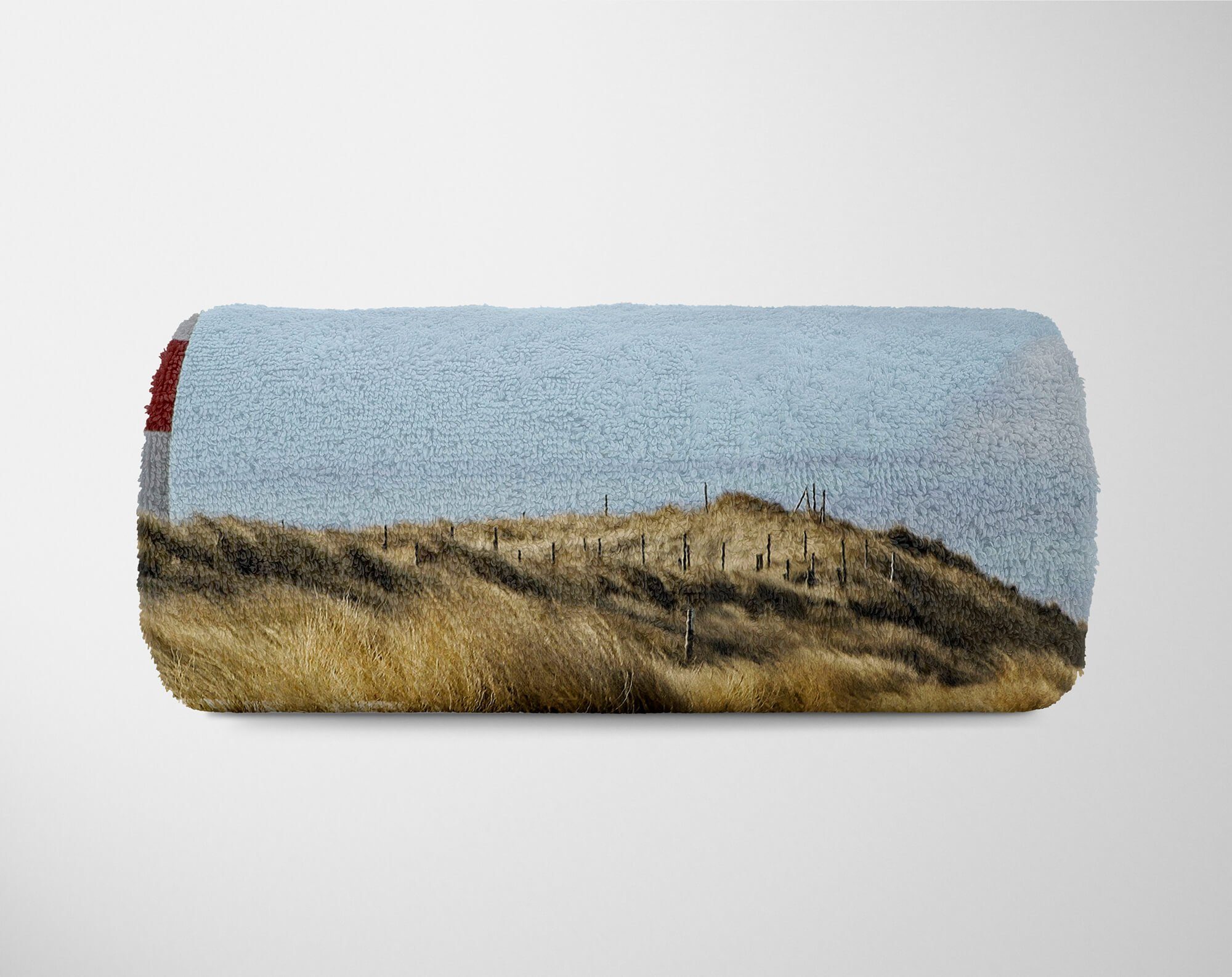 Handtücher Handtuch Strandhandtuch Saunatuch Kuscheldecke mit Fotomotiv Leuchtturm Nordsee, Baumwolle-Polyester-Mix (1-St), Handtuch – Bild 5 von 5