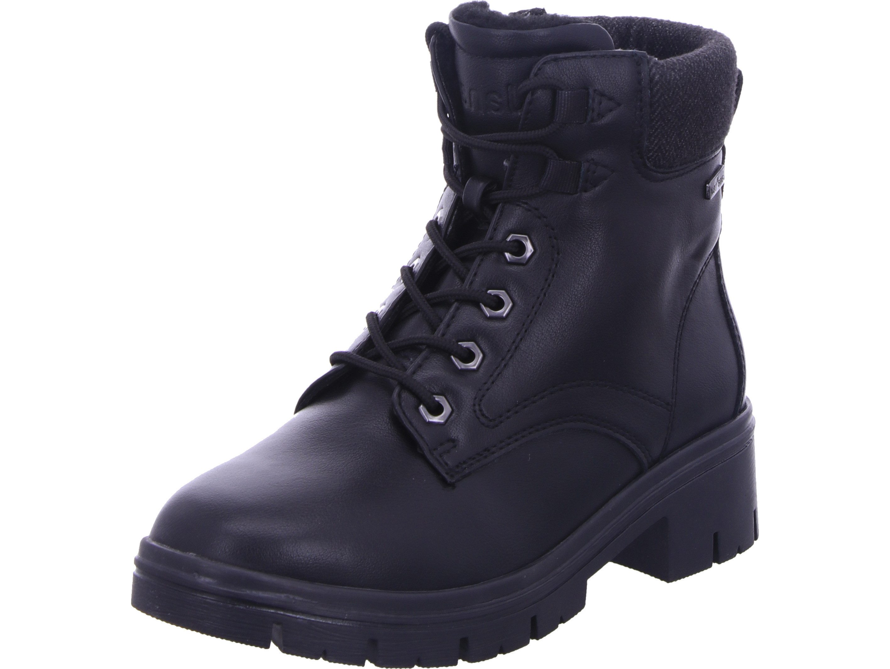 Jana Dames Lace Boot Flat TEX VEGAN modieuze laarzen - Nu 32% korting