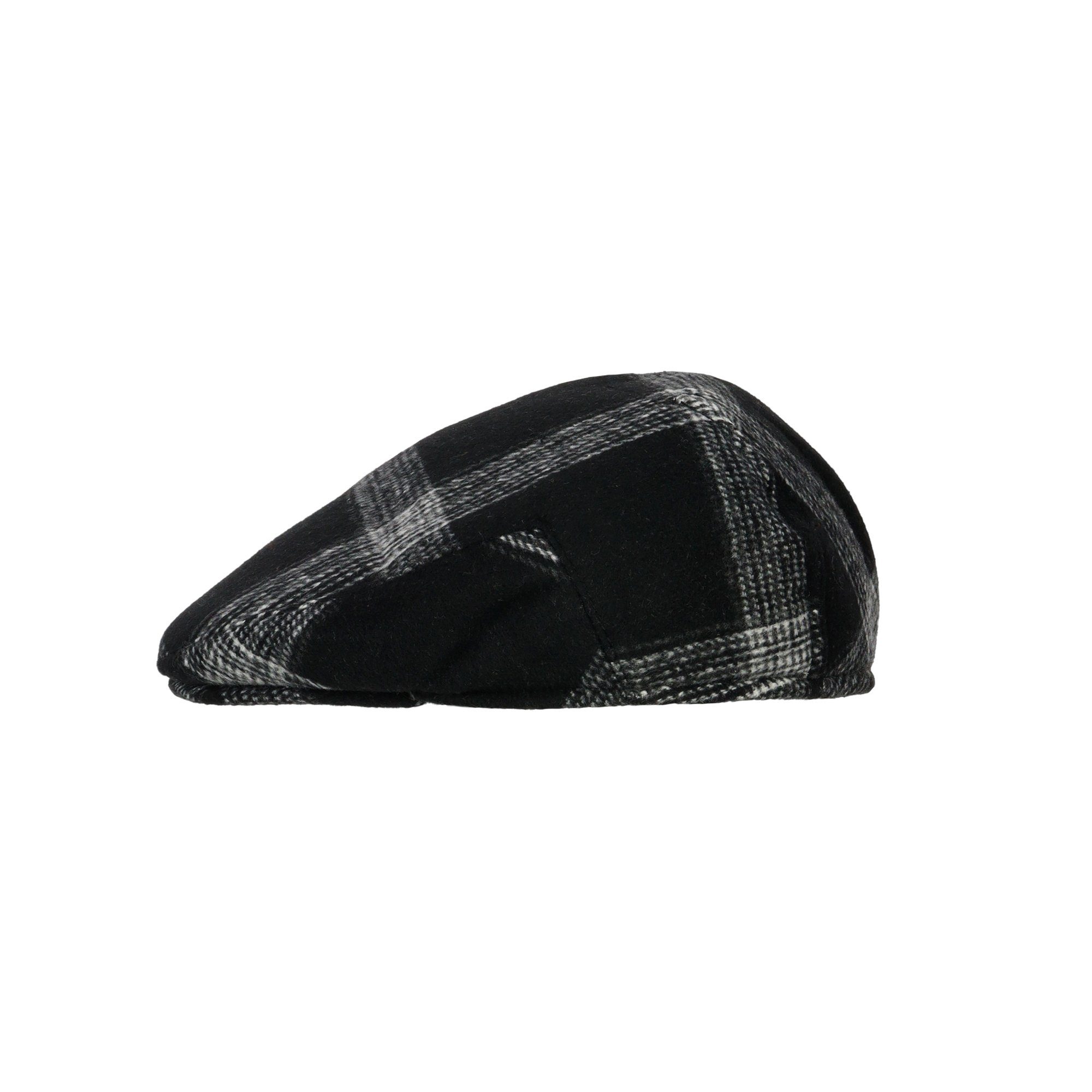 ZEBRO Flat Cap Schiebermütze schwarz