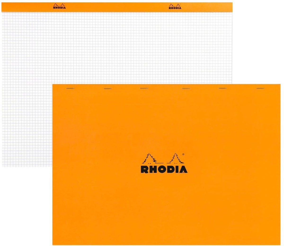 Rhodia Notizblock Notizblock A3+ N38 80 Vel kariert orange
