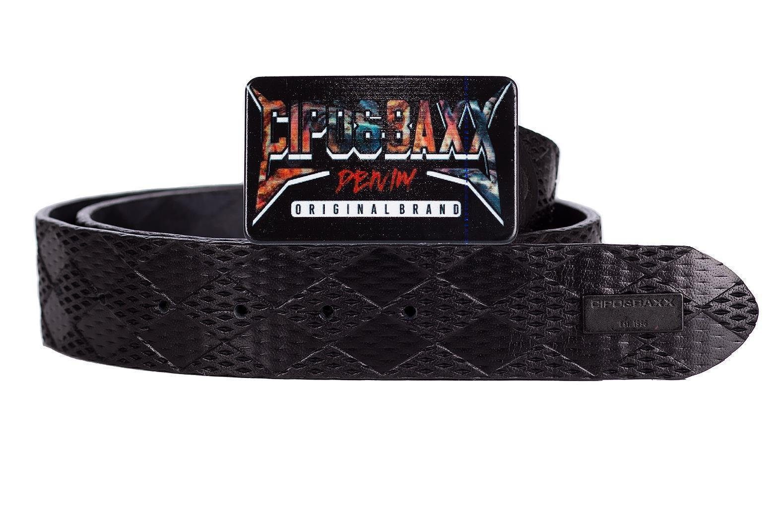 Cipo & Baxx Ledergürtel Gürtel BA-CG204 günstig online kaufen