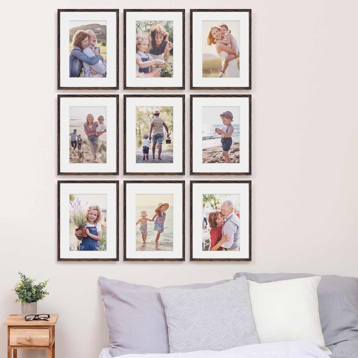 PHOTOLINI Bilderrahmen 9er Set 30x40 cm günstig online kaufen