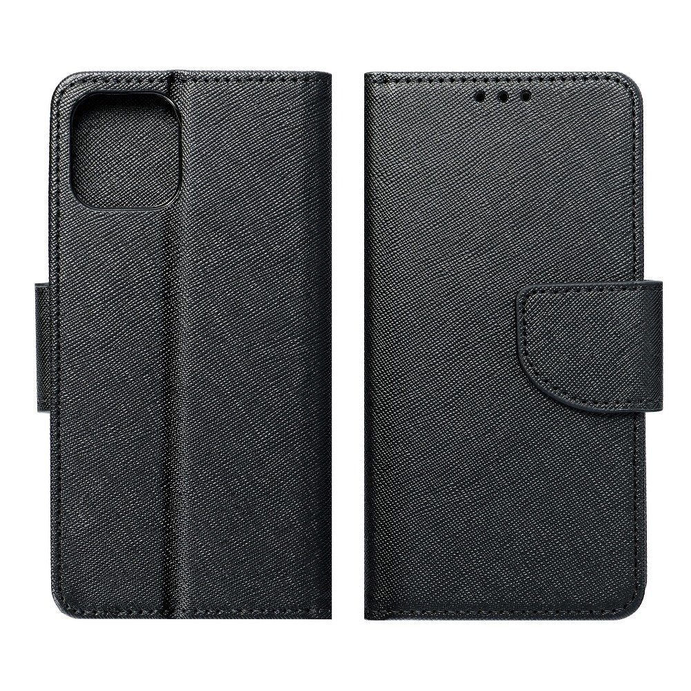 cofi1453 Handyhülle Buch Tasche "Fancy" XIAOMI REDMI 10 Schwarz, Kunstleder Schutzhülle Handy Wallet Case Cover mit Kartenfächern, Stan