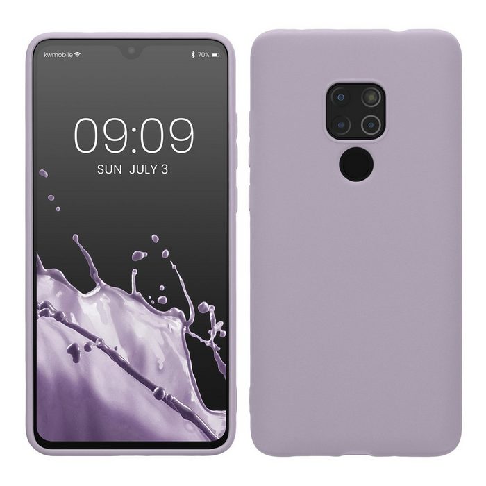 kwmobile Handyhülle Hülle für Huawei Mate 20 Hülle Silikon - Soft Handyhülle - Handy Case Cover - Lavendel