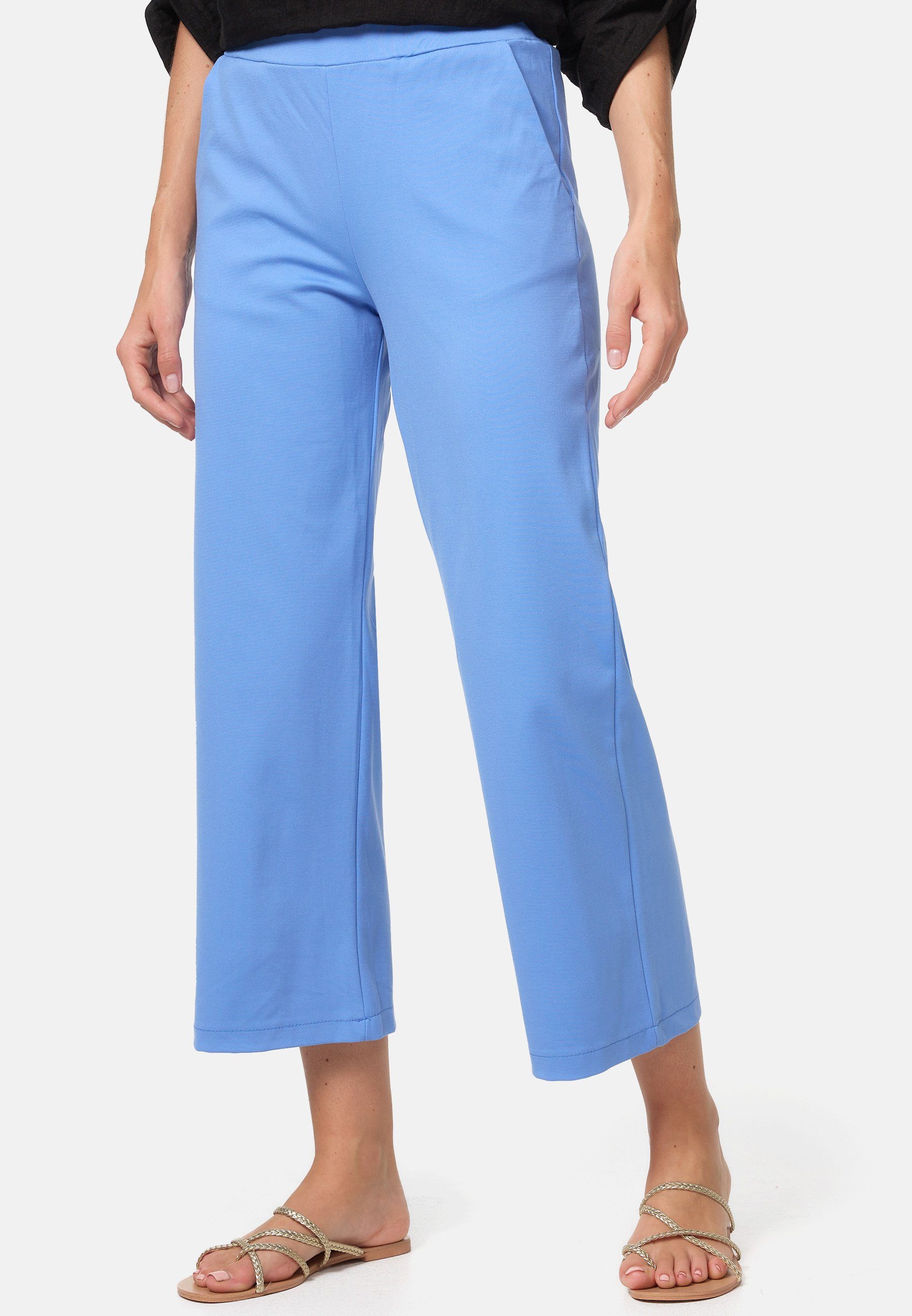 Rayshyne 7/8-Hose PM43 (Legere Freizeithose in 7/8 Länge mit Taschen) Elastischer Bund, 7/8 Länge, Taschen
