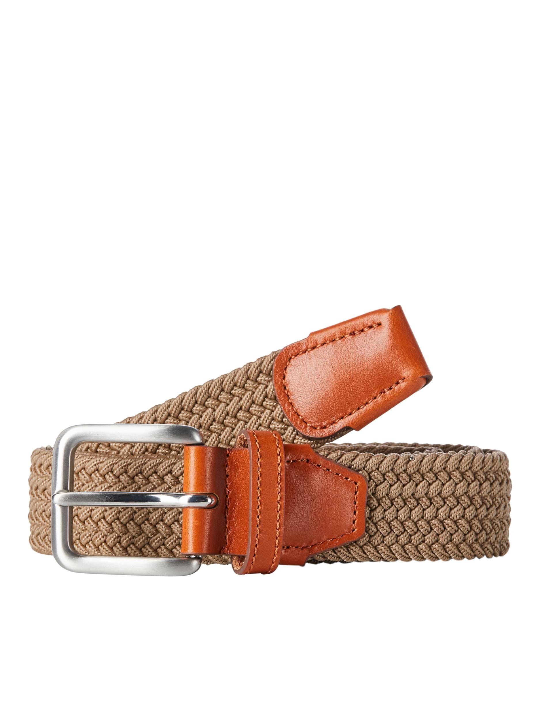 Jack & Jones Stretchgürtel JACSPRING WOVEN BELT NOOS mit silberfarbener Sch günstig online kaufen