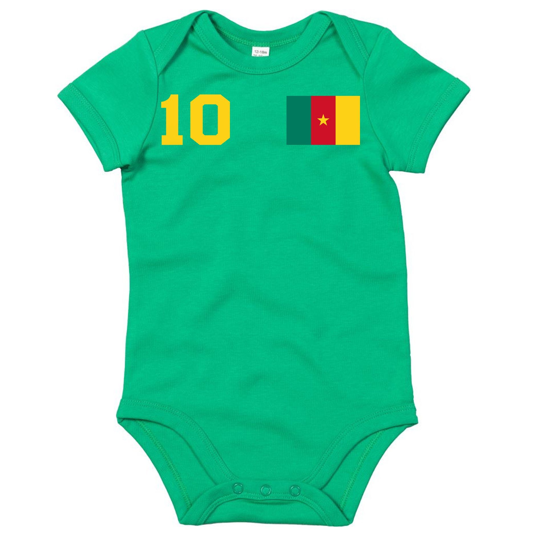 Baby Meister & Strampler Brownie WM Blondie Cup Fußball Afrika Kamerun Kinder Trikot Sport