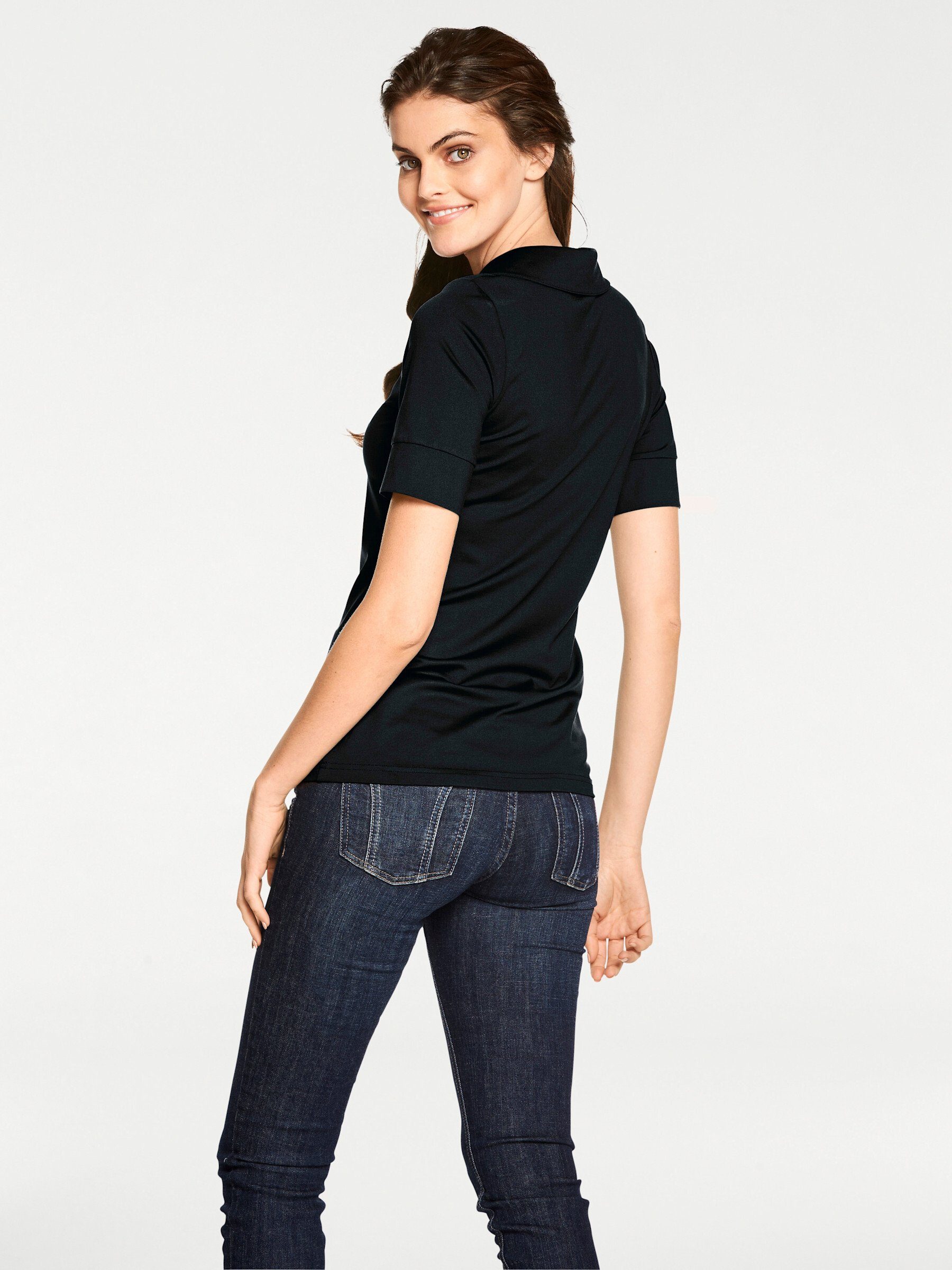 heine T-Shirt Blusenshirt Kurzarm