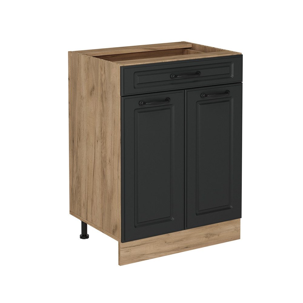 Vicco Unterschrank R-Line, Anthrazit Landhaus/Goldkraft Eiche, günstig online kaufen