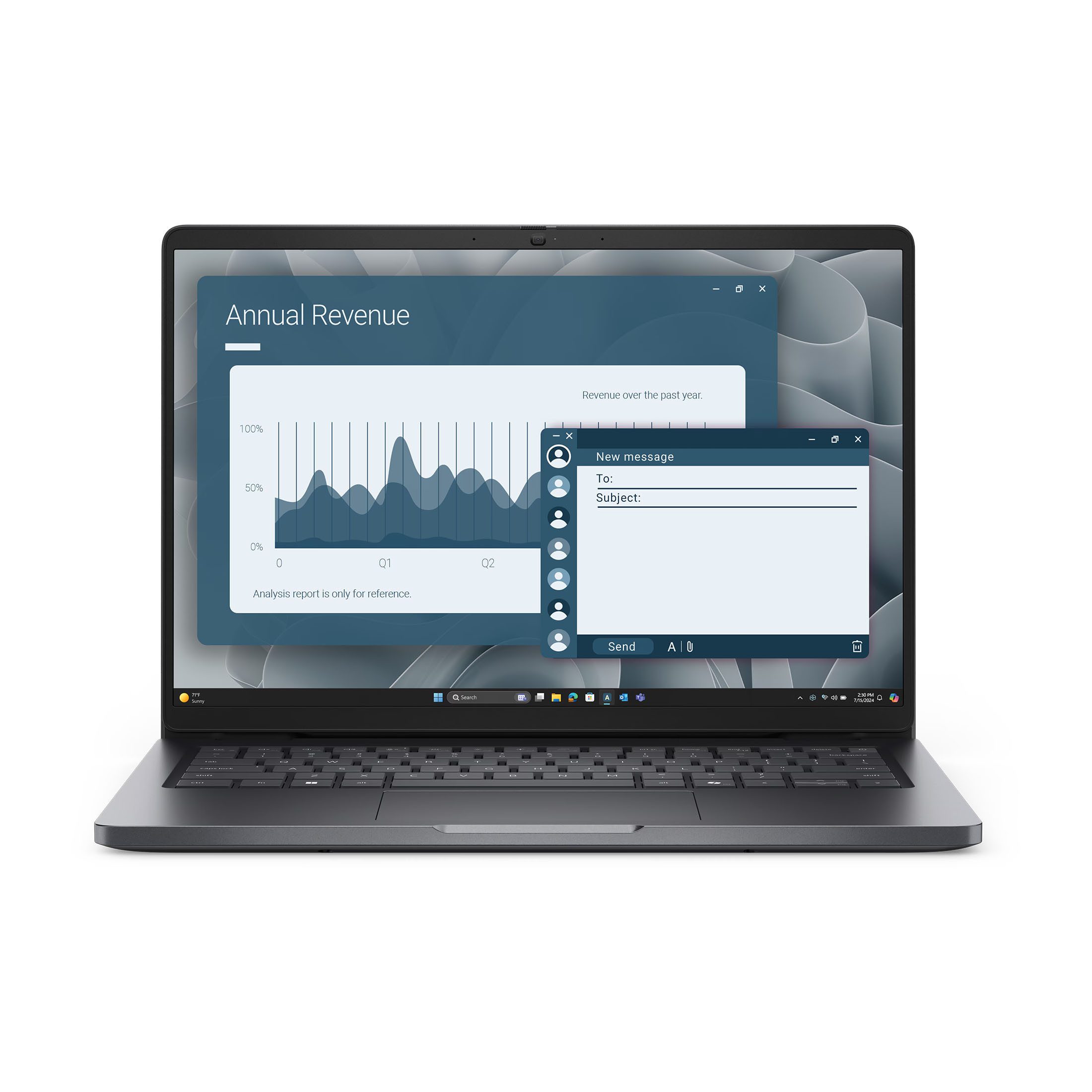 Dell Dell Pro 14 (Magnetite, 14" WUXGA, AMD Ryzen™ 5 PRO 215, DDR5) Business-Notebook (AMD Ryzen™ 5 PRO 215, Radeon™ 740M, 500 GB SSD, mit Notebookstasche)