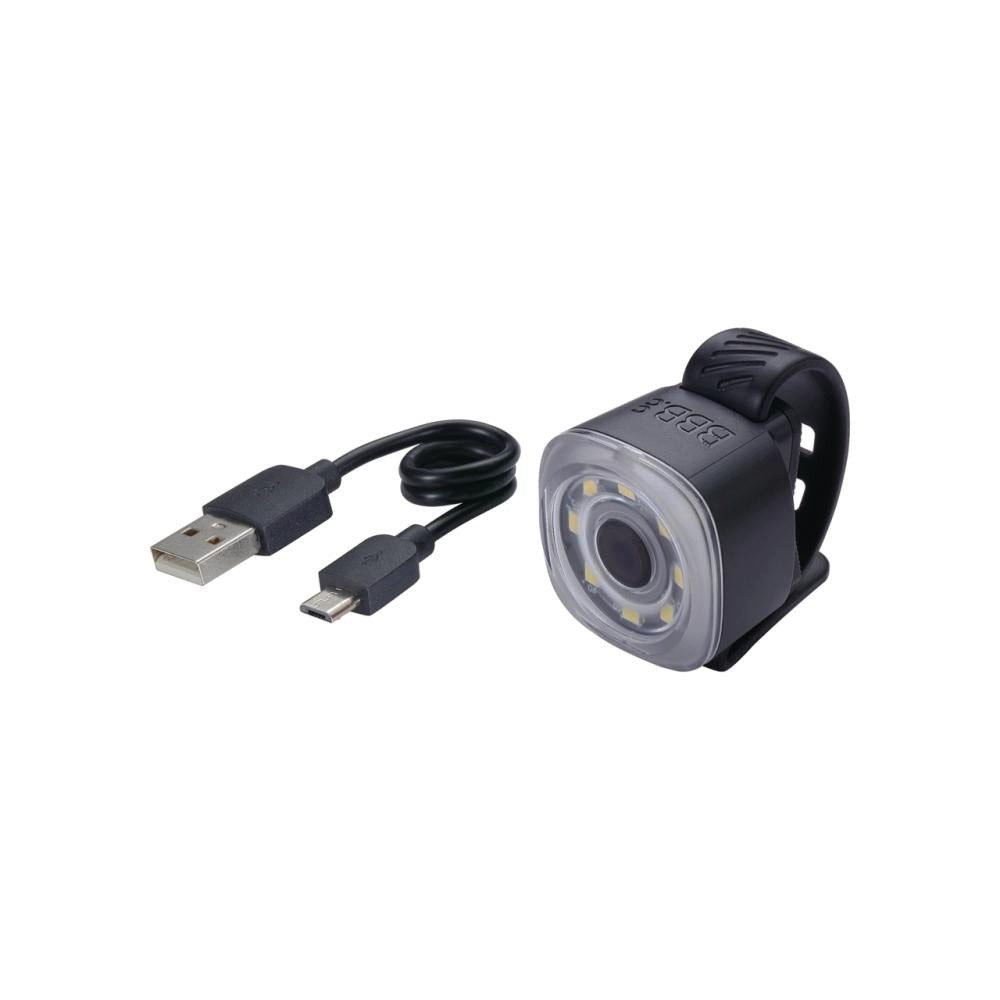 BBB Fahrradbeleuchtung BBB Spirit Front Mini LED Fahrradlampe BLS-225, 30 Lumen, 9 Modi, USB