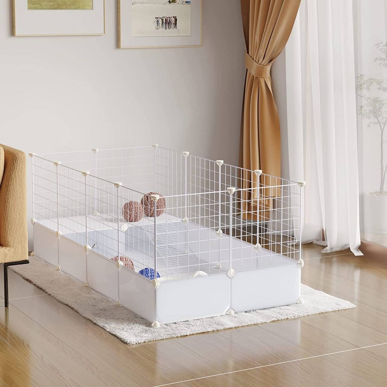 EUGAD Freigehege, Meerschweinchen Käfig, Kaninchen Gehege, günstig online kaufen