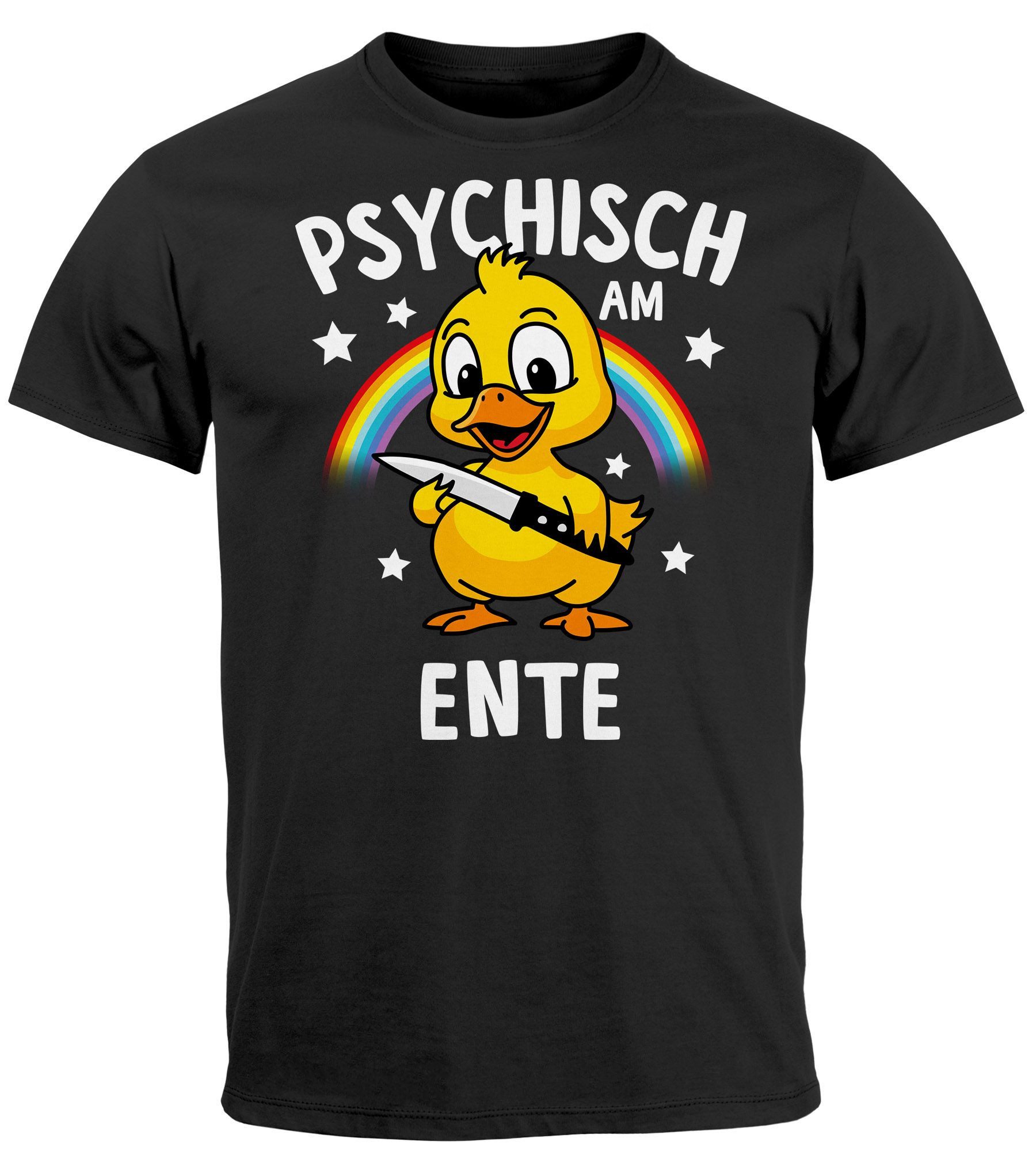 MoonWorks Print-Shirt Herren T-Shirt Psychisch am günstig online kaufen