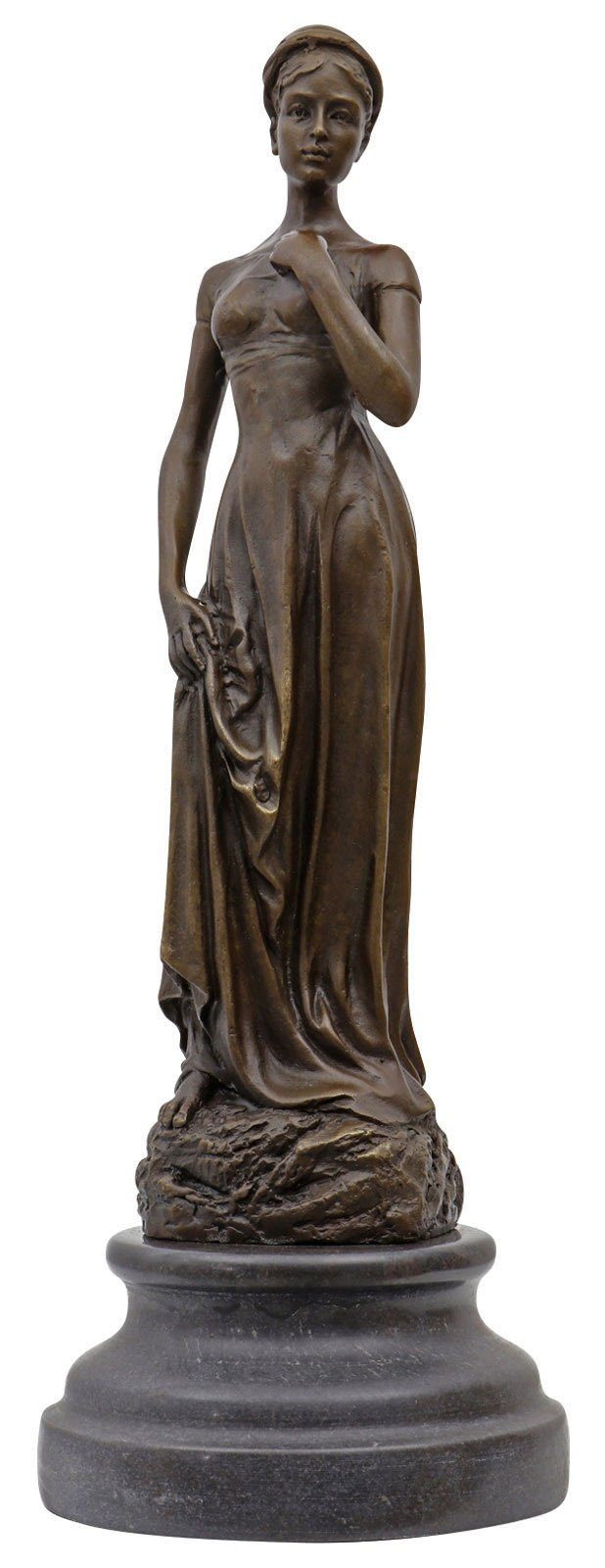 Aubaho Dekoobjekt Bronzeskulptur nach Carrier-Belleuse junge Frau Bronze Figur Statue Re. € 136,00