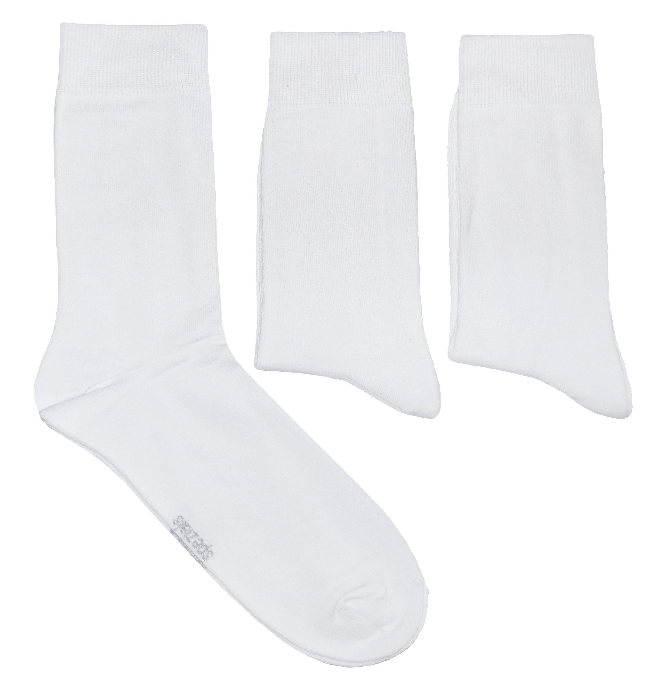 WERI SPEZIALS Strumpfhersteller GmbH Businesssocken Herren Businesssocken 3-er Pack >>Klassisch<< weiche Baumwolle (Set, 3-Paar)