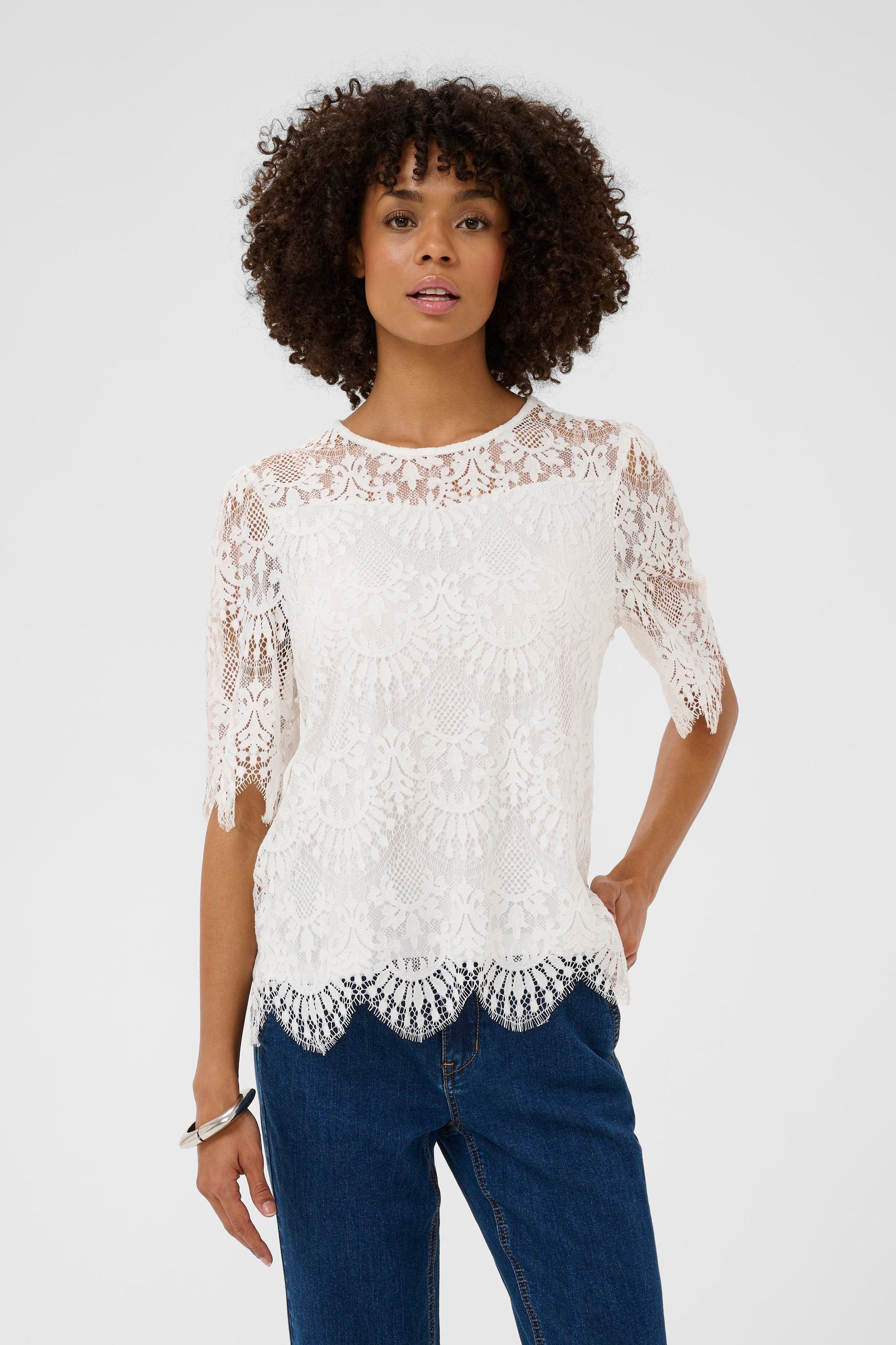 Culture Kurzarmbluse Kurzarm-Bluse CUpersie