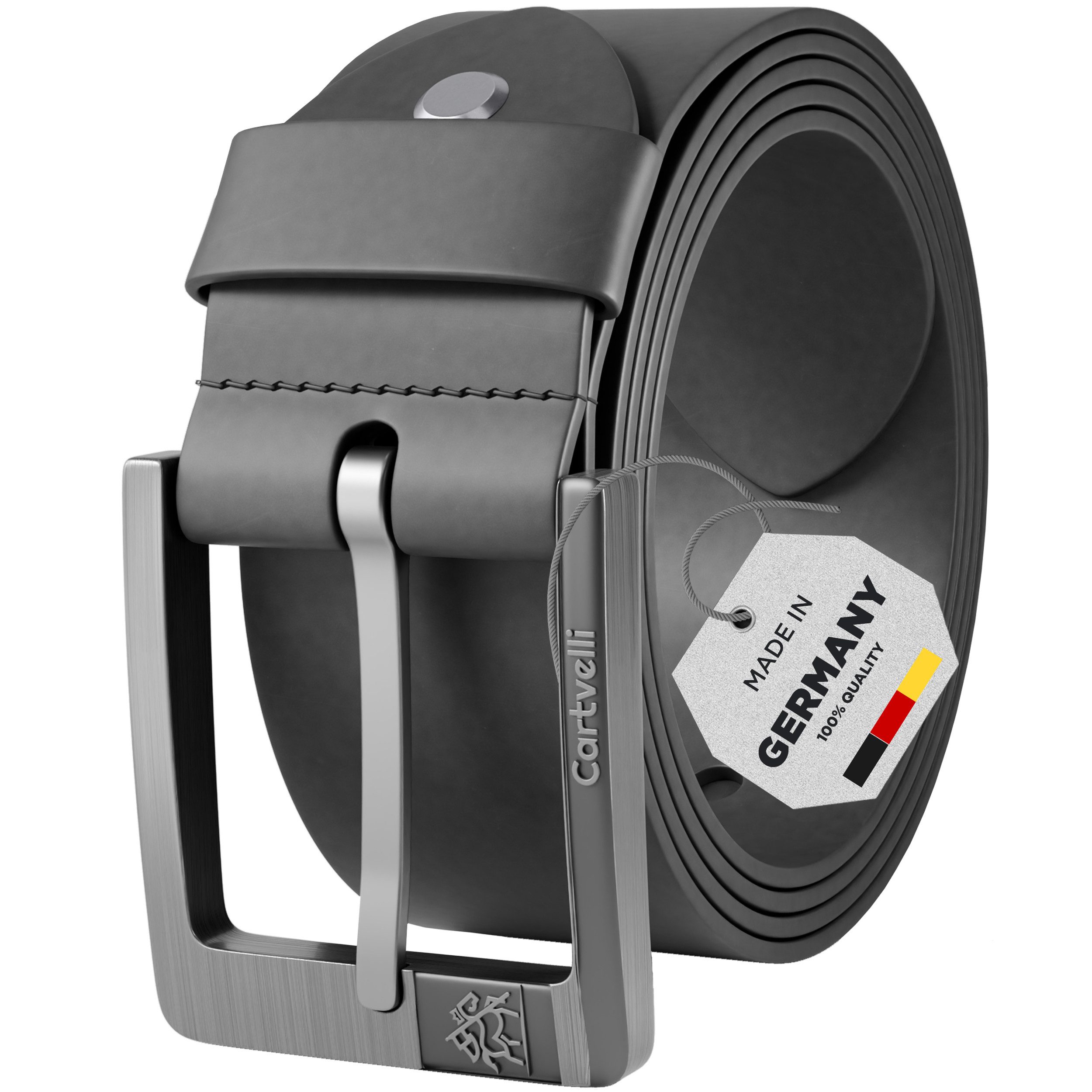 Cartvelli Ledergürtel Premium Ledergürtel Herren Made in Germany mit Geschenkbox Gürtel 40mm