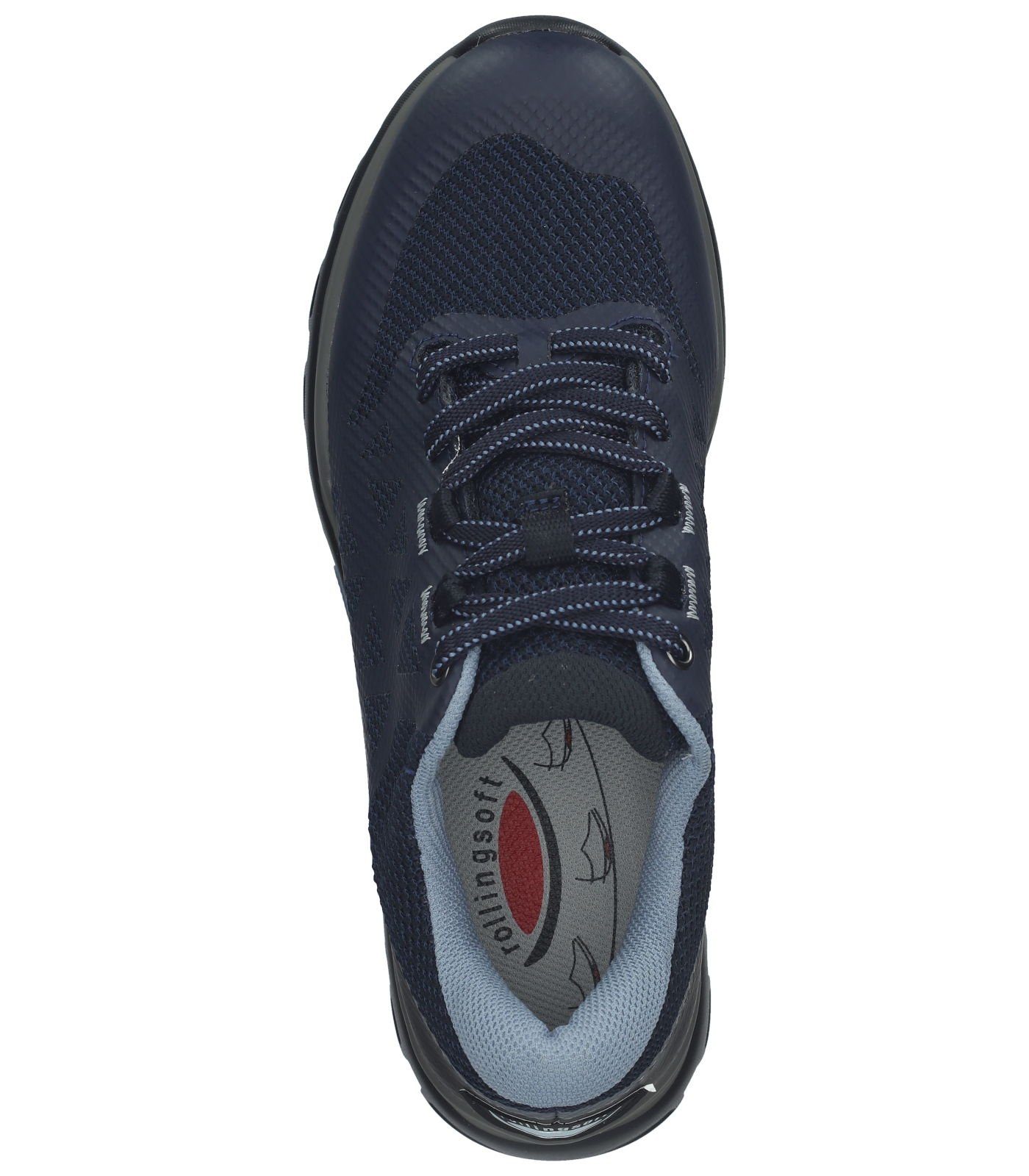 Gabor (blue) Blau Sneaker Lederimitat/Textil Sneaker