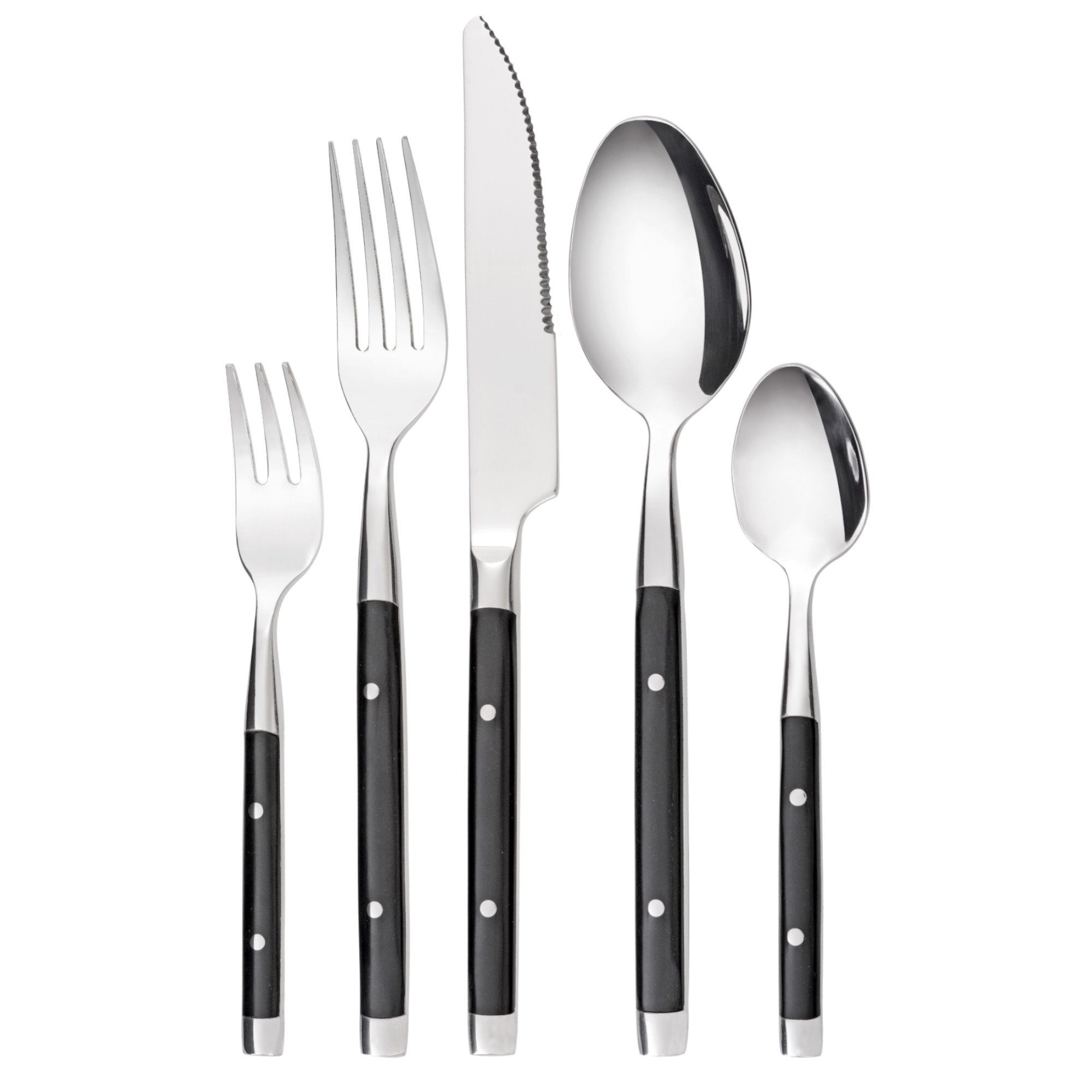 GRÄWE Besteck-Set GRÄWE Besteck-Set 10-tlg. Bamberg schwarz, Edelstahl 18/0
