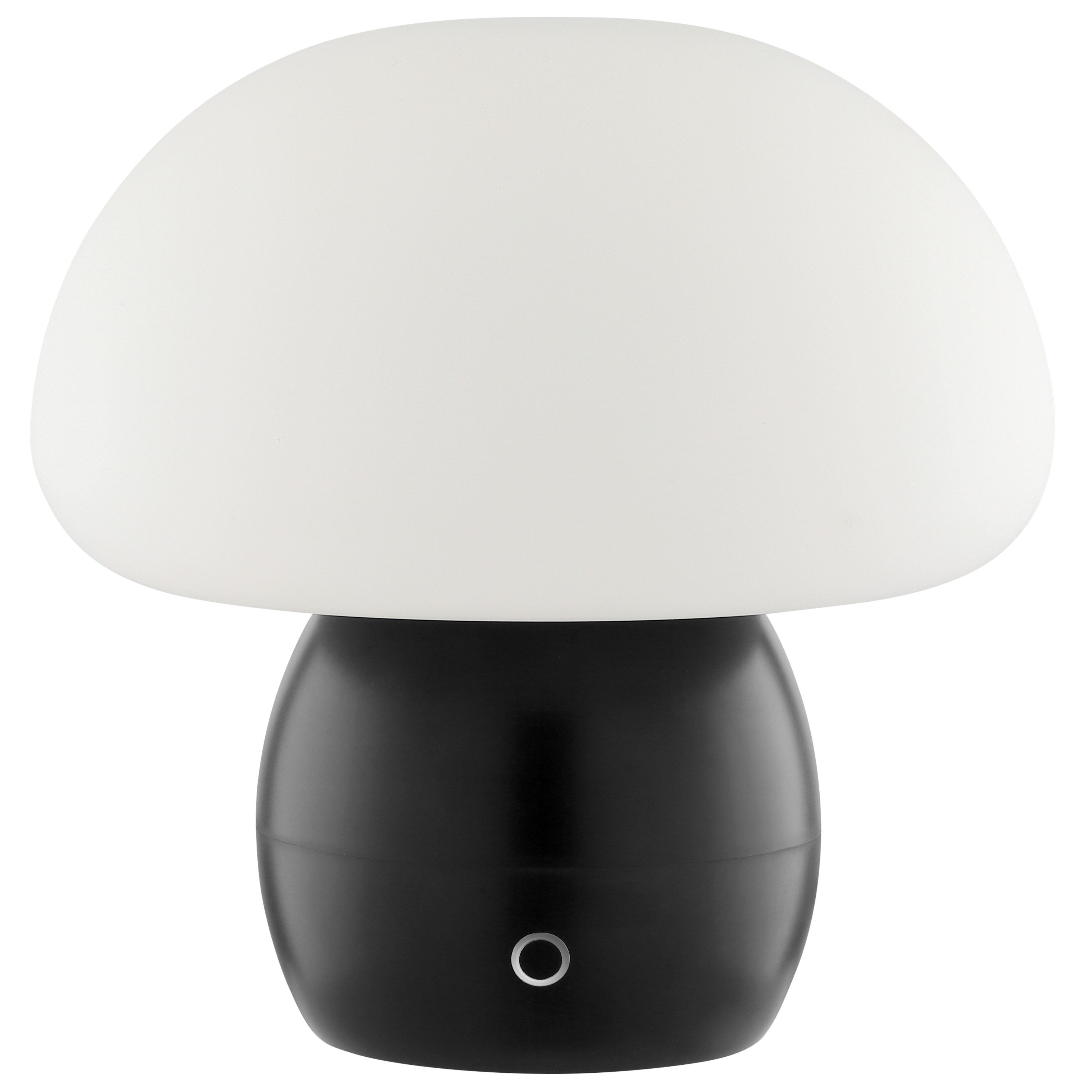 Brilliant LED Tischleuchte Dupos, mehrere Helligkeitsstufen, LED fest integriert, Warmweiß, LED Akku-Pilzleuchte, 22 cm, 230 lm, 2700K, Wireless Charging, dimmbar