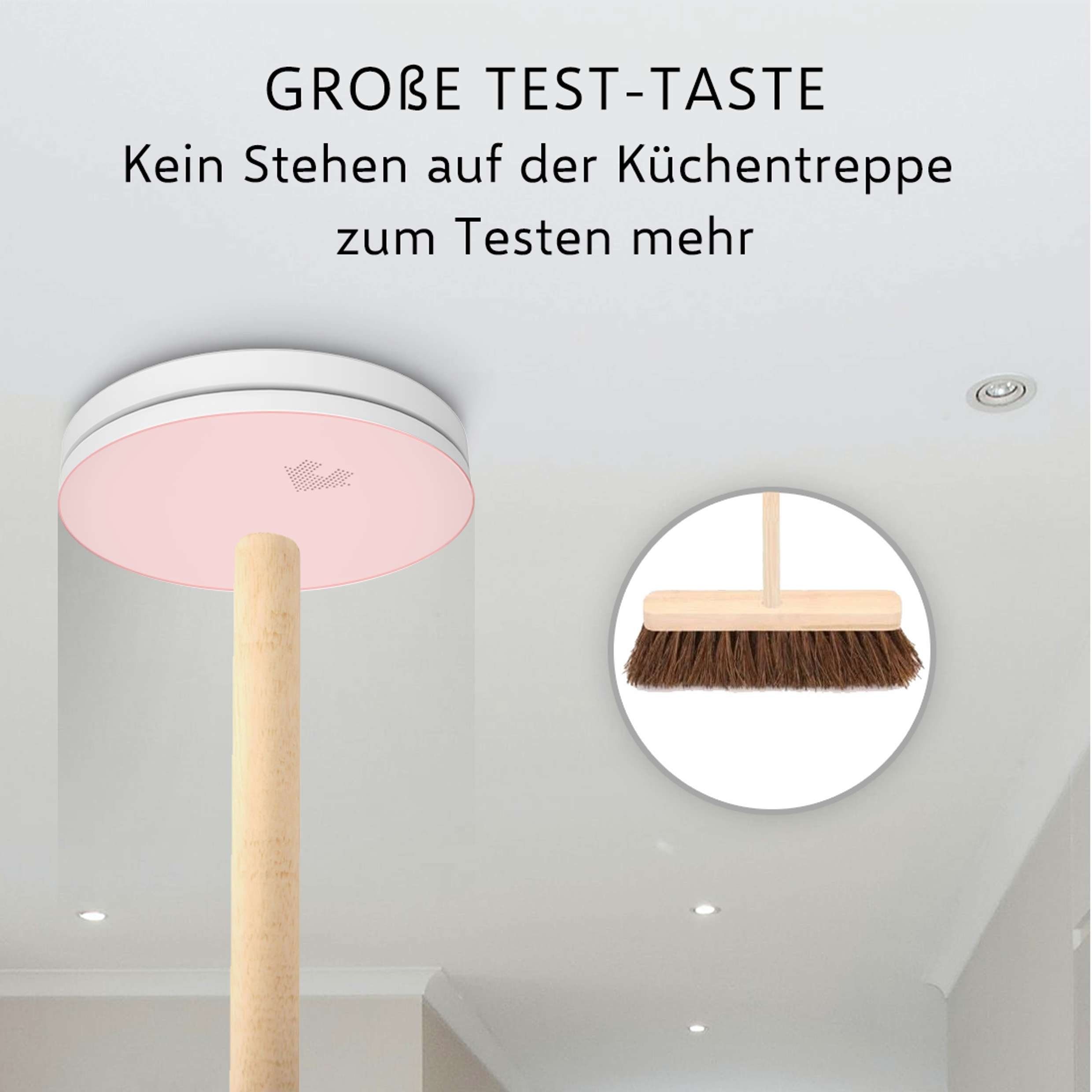 Elro FF4610 Rauchmelder (Design-Brandschutzset – 2 x Ultraflacher Rauchmelder)