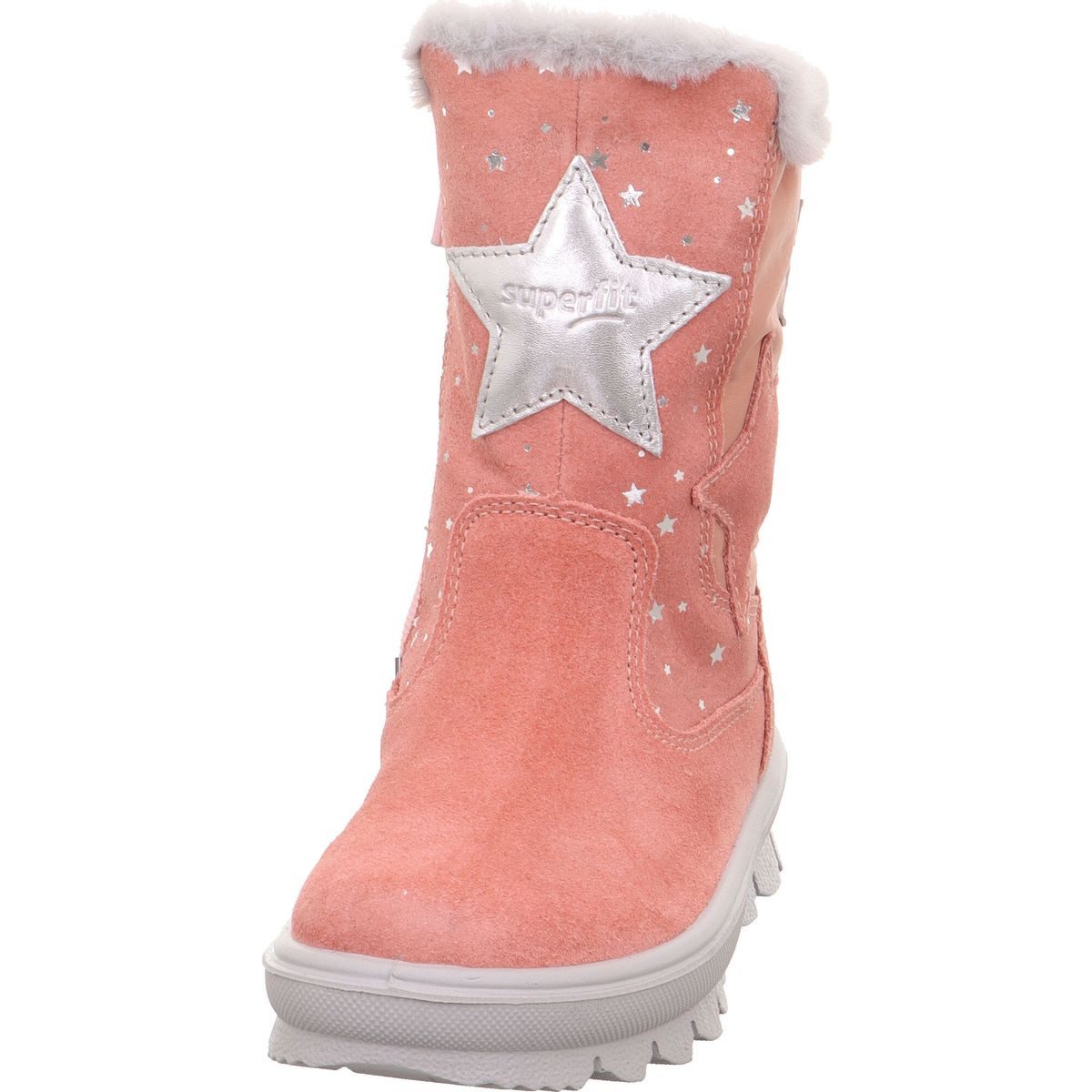 Superfit Flavia Winterstiefel Stylische, wasserdichte Mädchenstiefel mit Glitzersternprint und – Bild 4 von 5