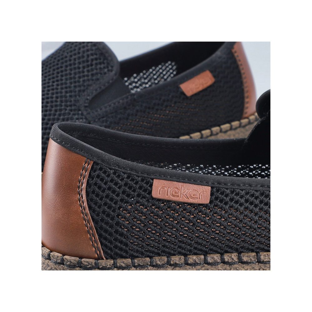 Rieker Espadrille mit luftdurchlässiger Perforation