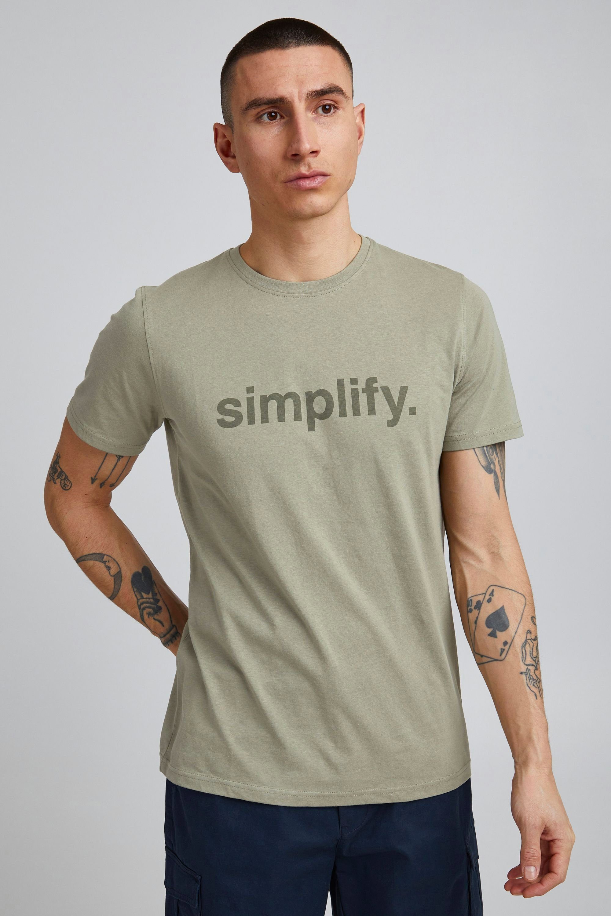 !Solid T-Shirt SDAmadeus SS1 - 21106467 Vetiver (170613)