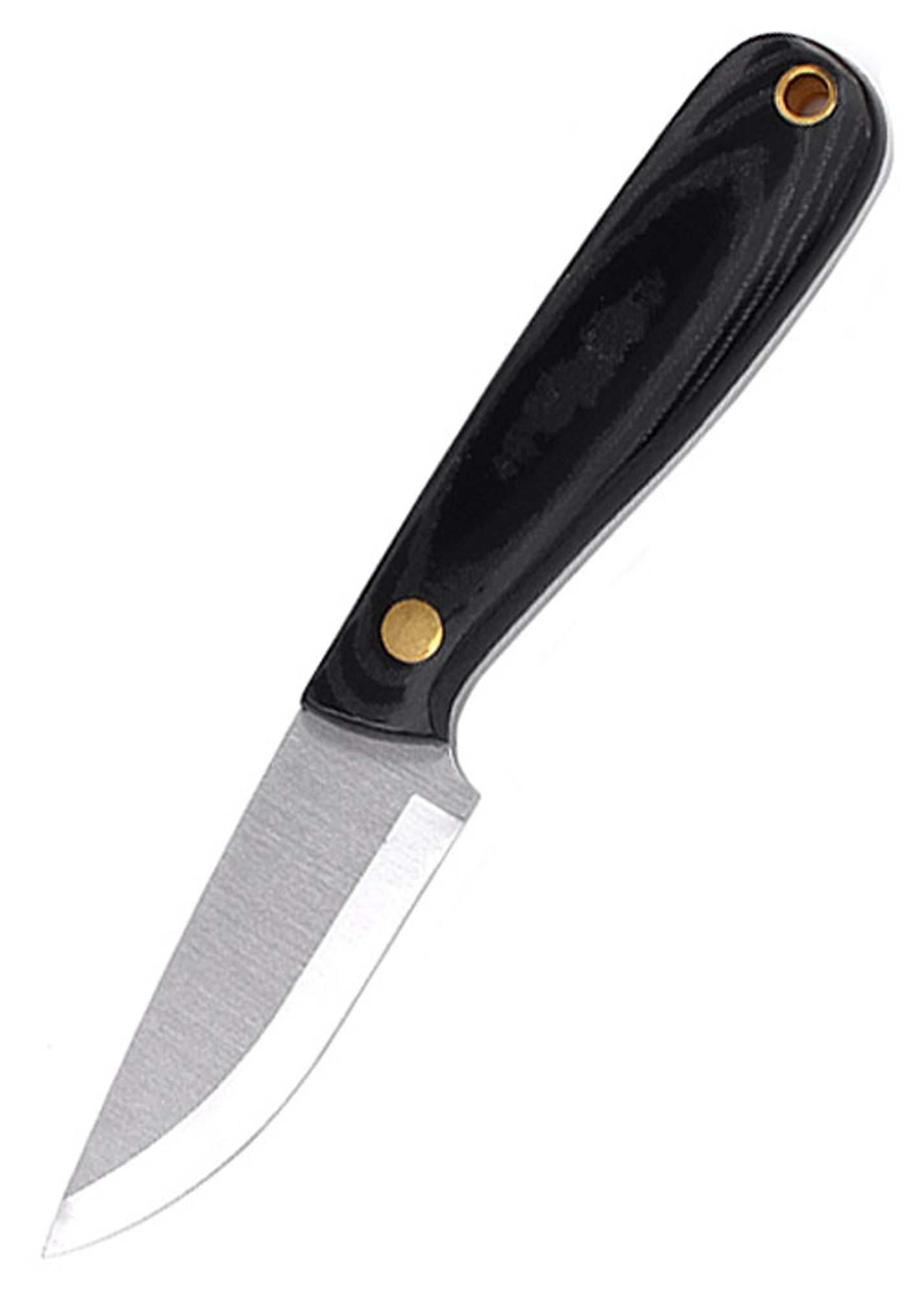 Taschenmesser Brisa Necker 70 - Black micarta, Scandi