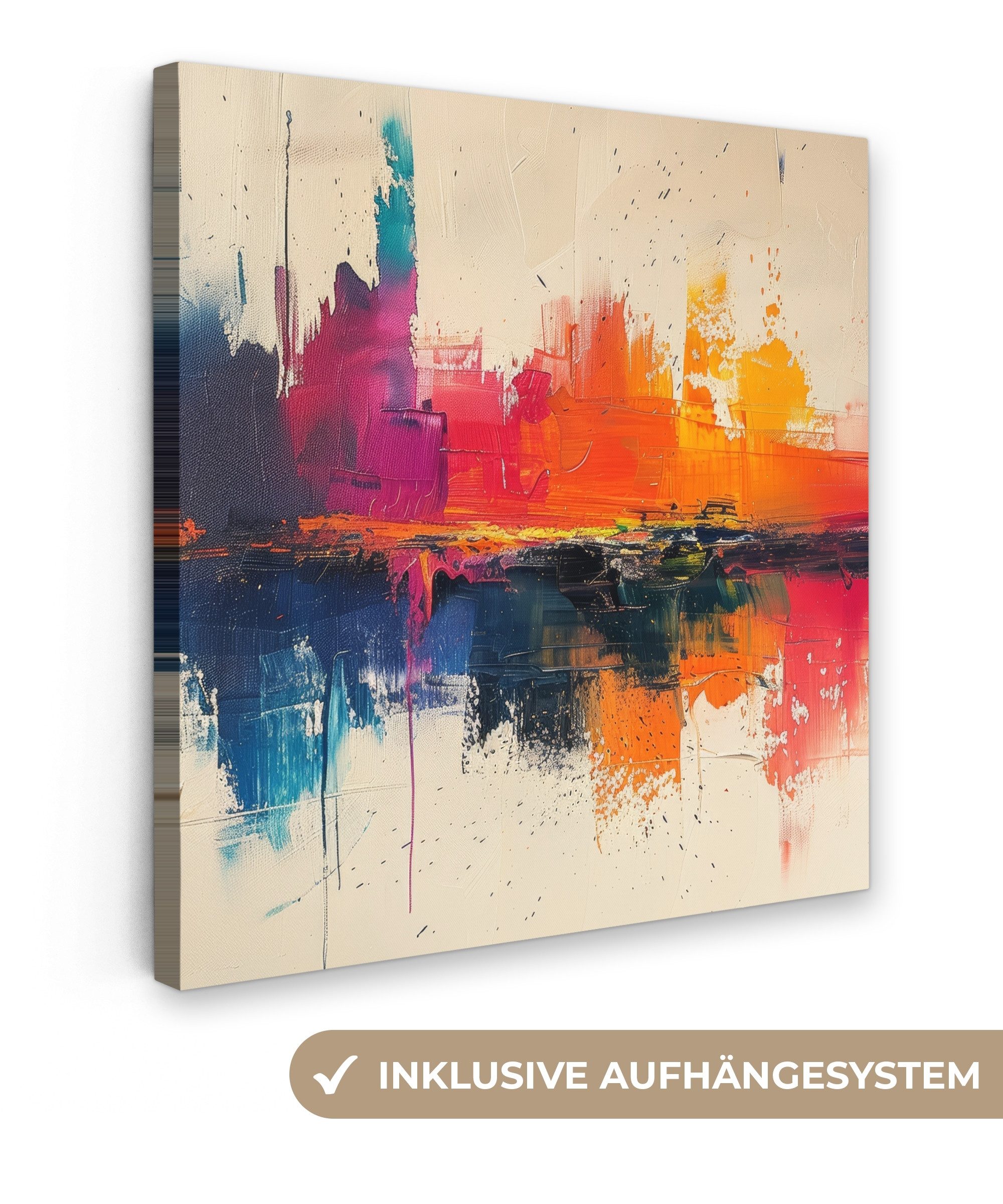 OneMillionCanvasses® Leinwandbild Modern - Farbe - günstig online kaufen