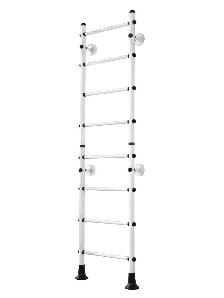 NiroSport Sprossenwand Sprossenwand Turnwand Heimsportgerät Kletterwand M4 Sportgerät, (1er-Set), Sprossenart Holz und Metall wählbar