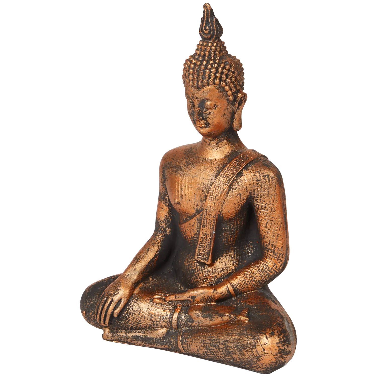 GILDE in Figur Kupferfarben & Dekoobjekt Buddha Büro Dekorative für Zuhause