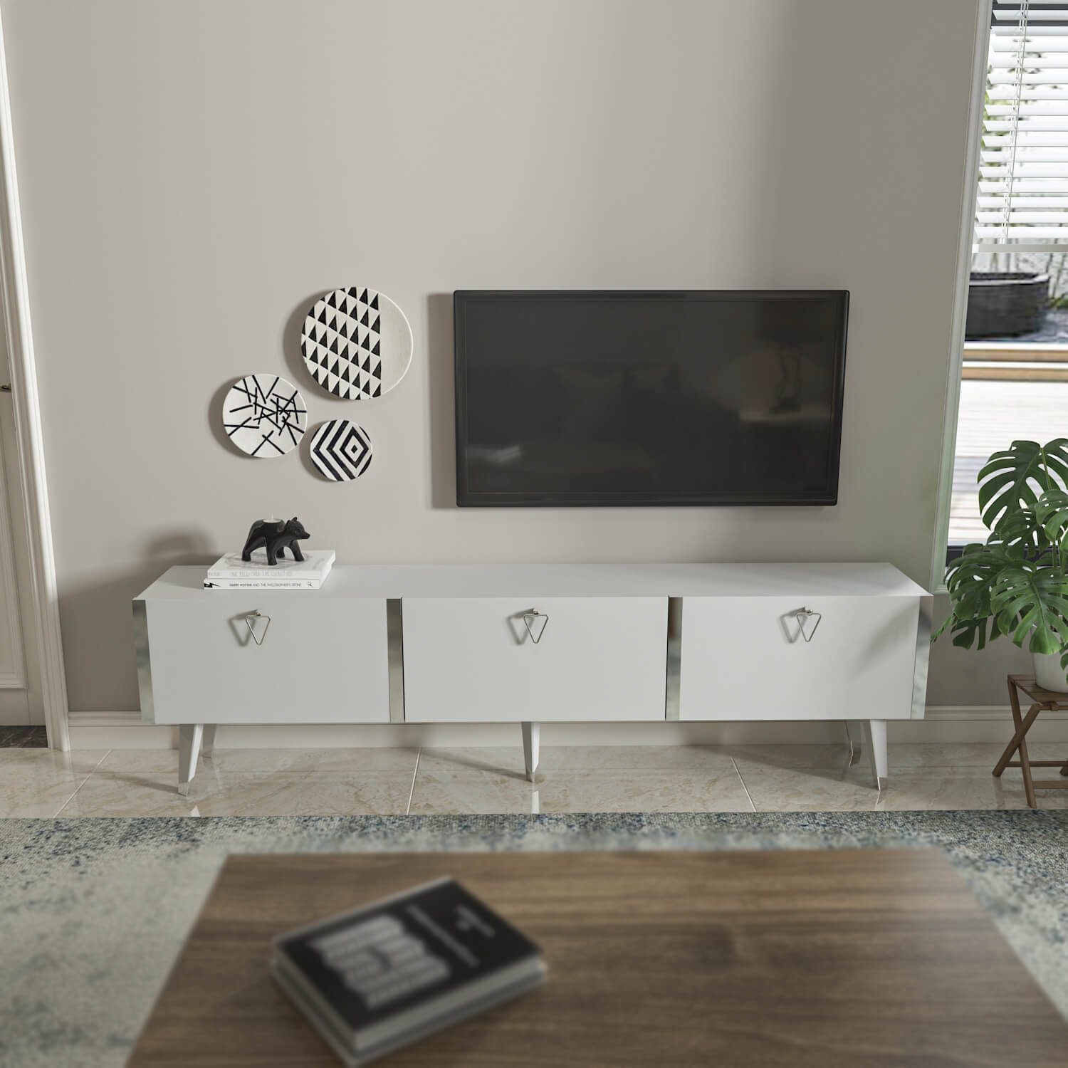 Decorotika Lowboard Tv Stand Milagro