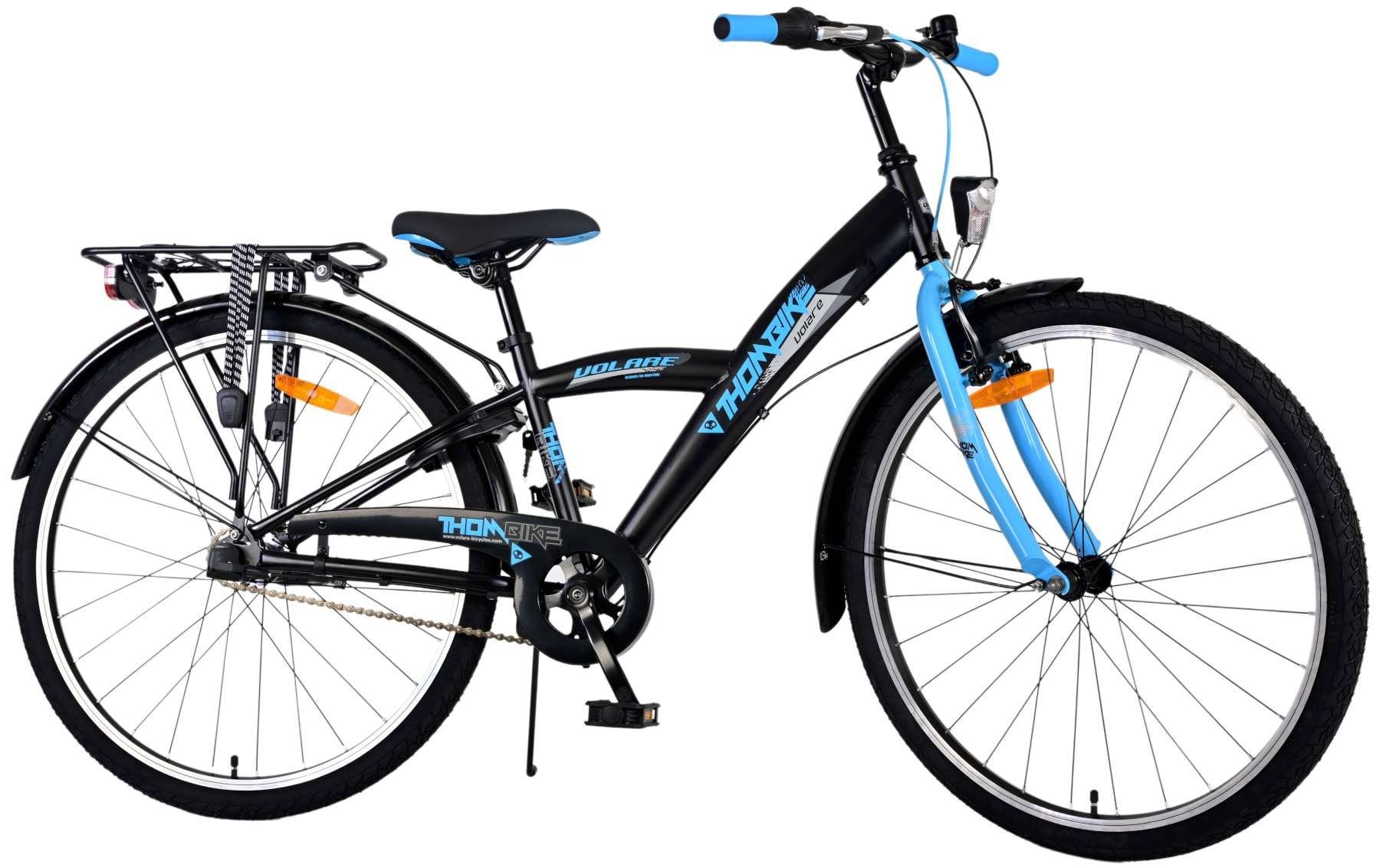 TPFSports Kinderfahrrad Volare Thombike 26 Zoll Rücktritt + Handbremse, 3 Gang, (Jungsfahrrad - Jungen Kinderrad - 3 Gänge - Sicherheitsgriffe), Kinderfahrrad 26 Zoll - Jugend Fahrrad - Kinder Jugend Fahrrad