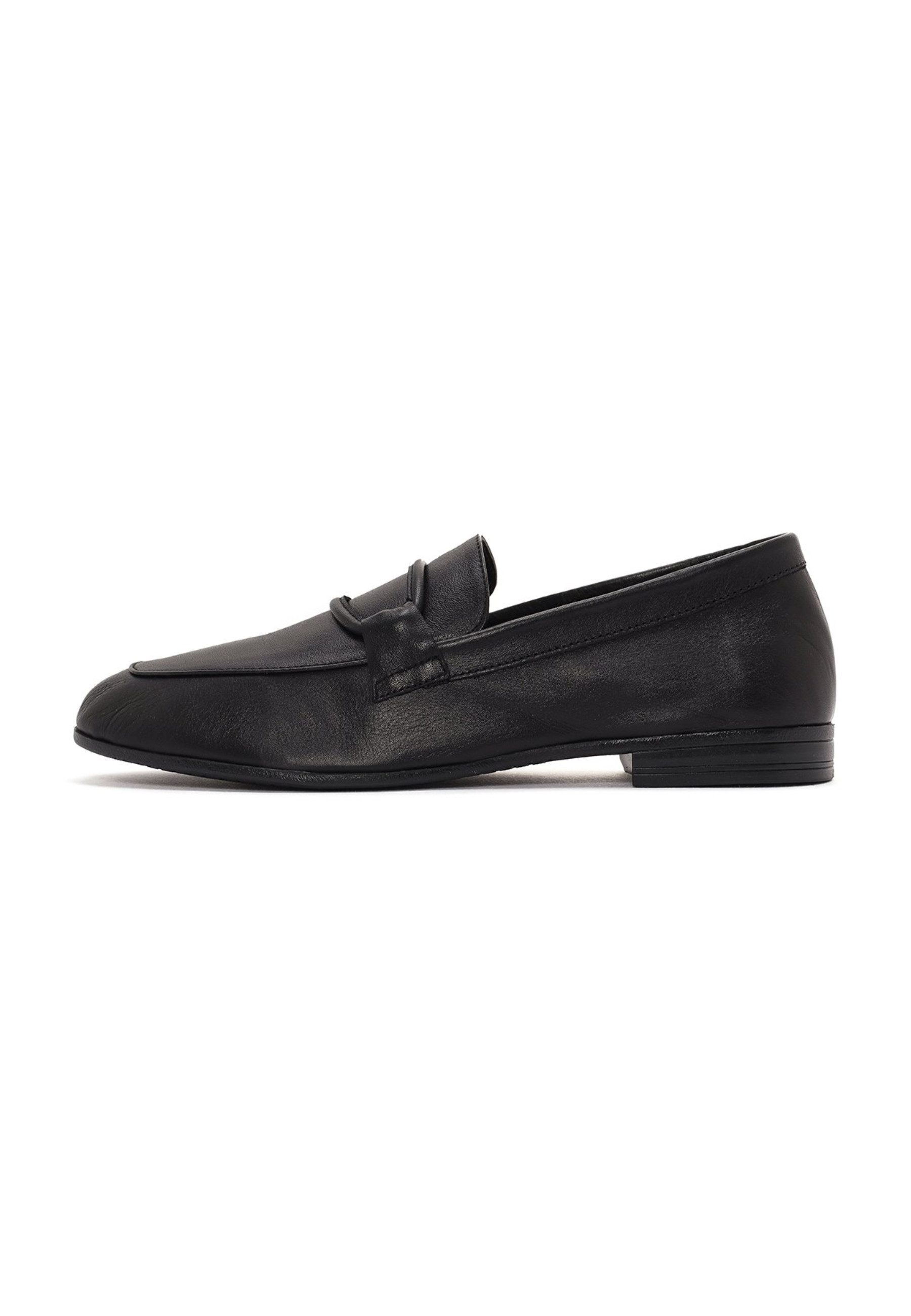 Derimod Maskuline Loafer aus Leder Loafer Lederfutter, TPU Sohle, Absatz 2,5 cm