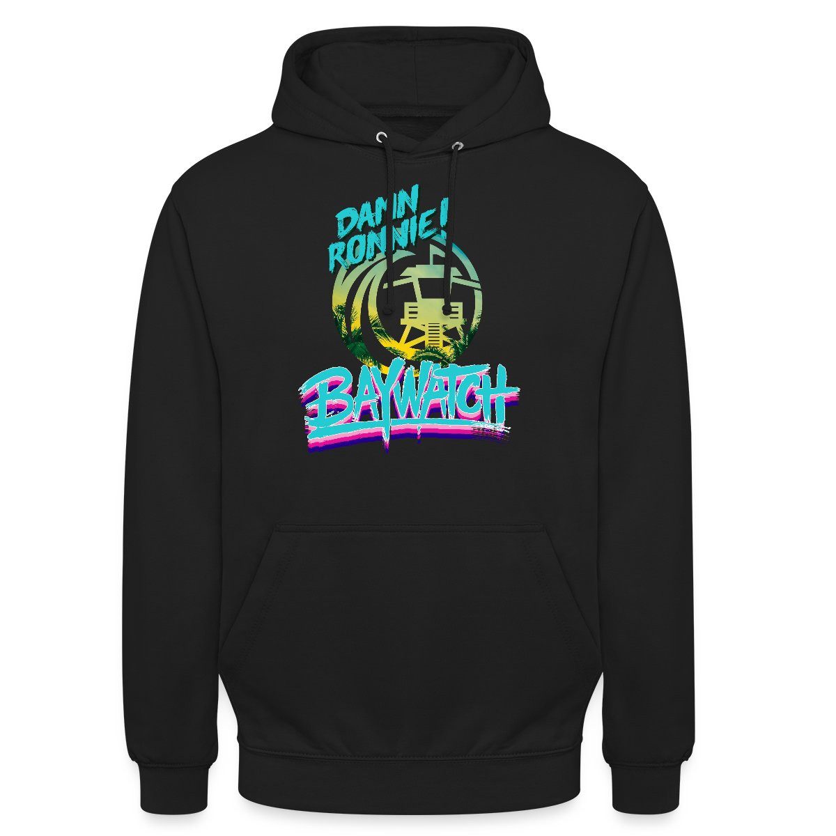 Spreadshirt Hoodie Baywatch Damn Ronnie Unisex Hoodie (1-tlg)