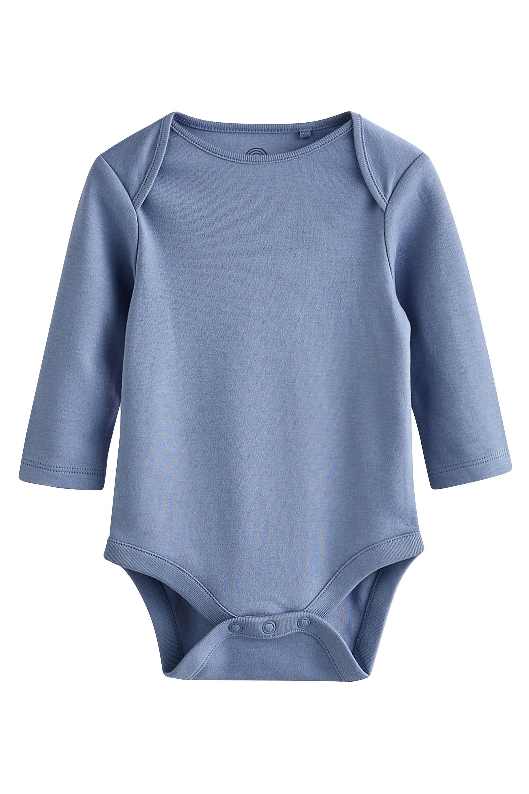 Next Langarmbody Langärmelige Babybodys im 5er-Pack (5-tlg)