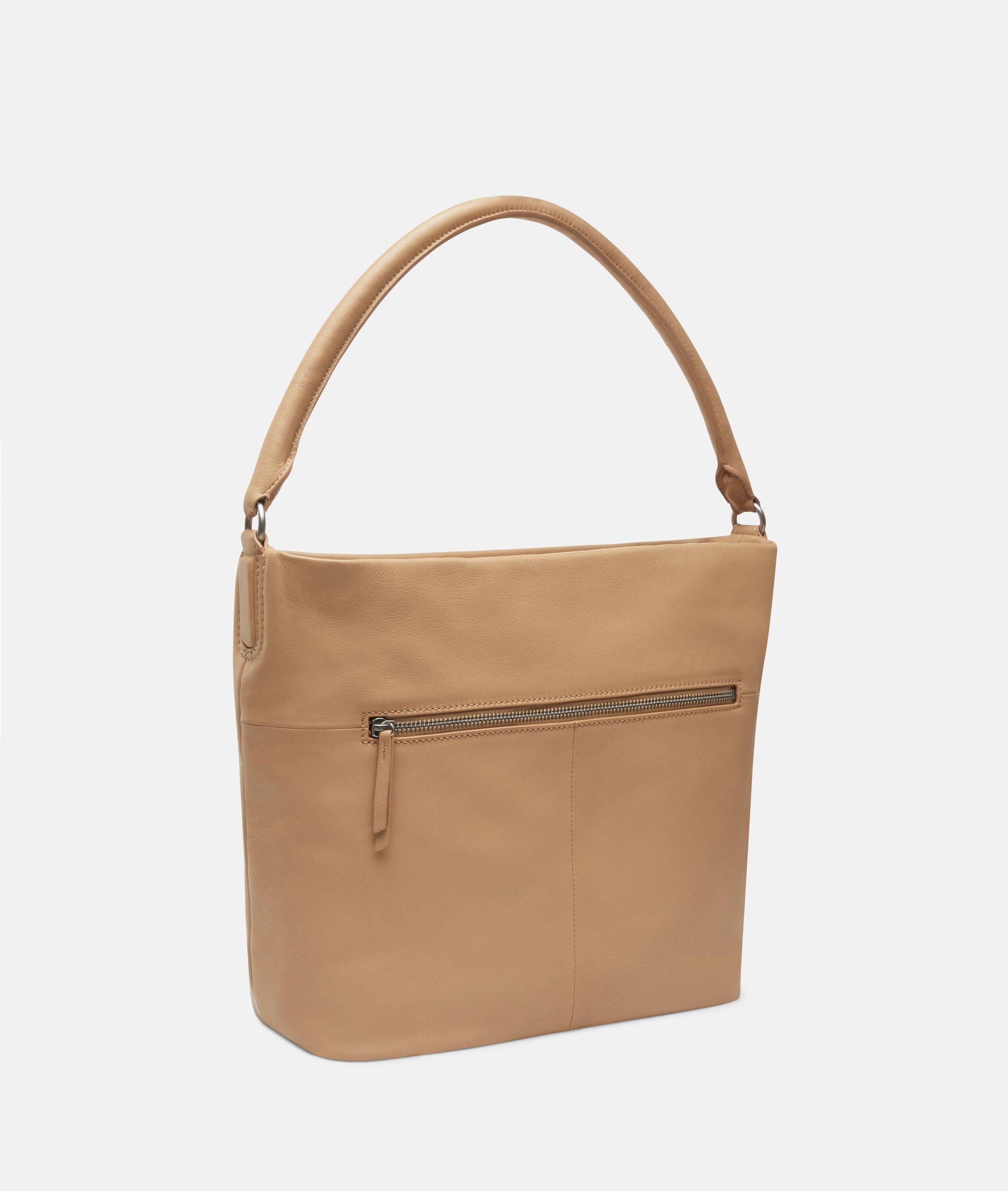 Liebeskind Berlin Schultertasche Hobo EVER, Geräumige Hobo-Bag aus weichem Leder
