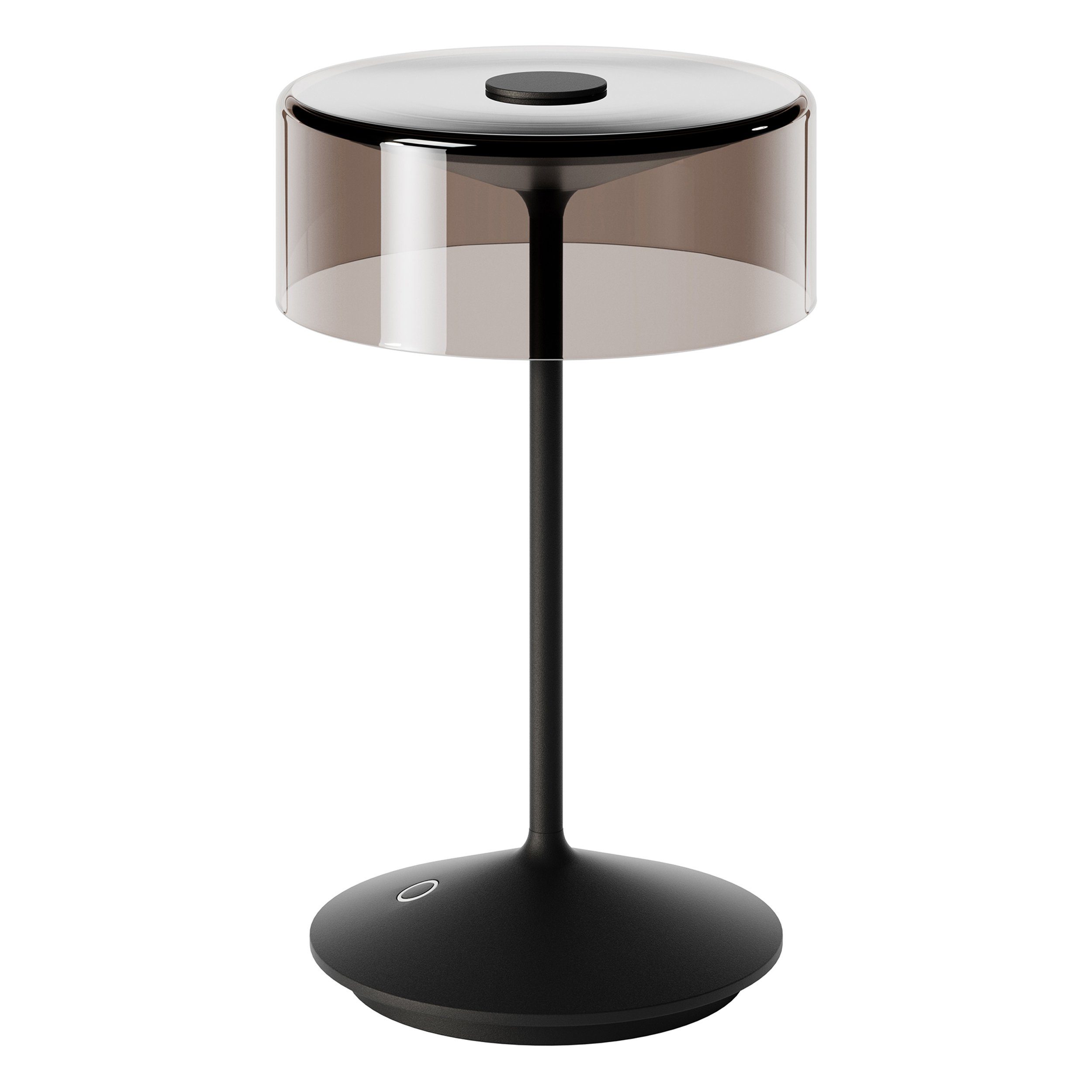 SIGOR LED Tischleuchte Akku-Glasleuchte NUMOTION nachtschwarz, Dimmbar, LED günstig online kaufen