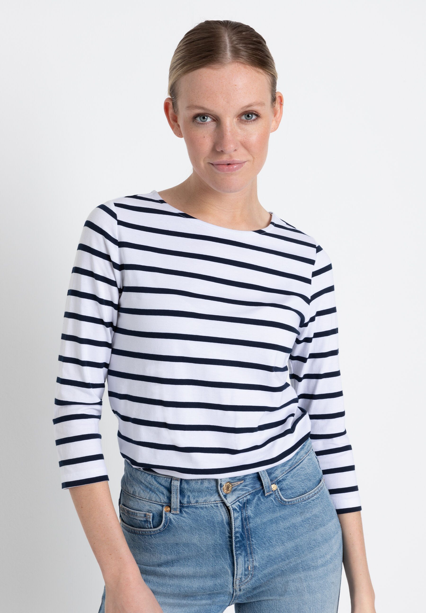 3/4-Arm-Shirt Streifenshirt