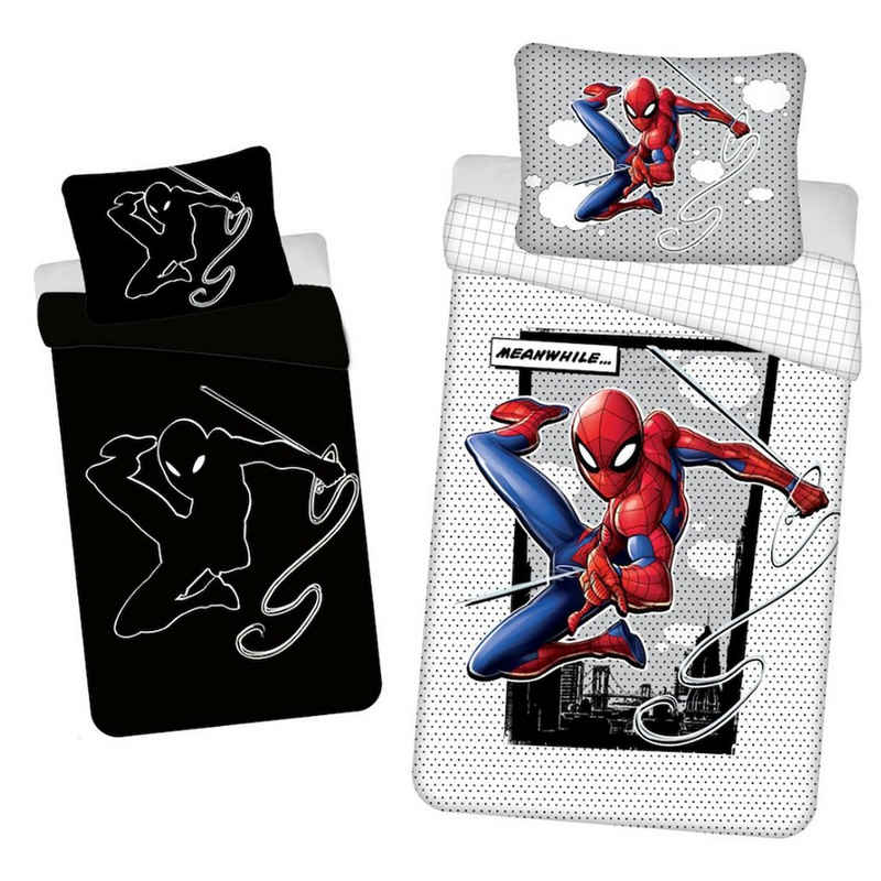 Kinderbettwäsche Spider Man, Jerry Fabrics, Renforcé, 2 teilig